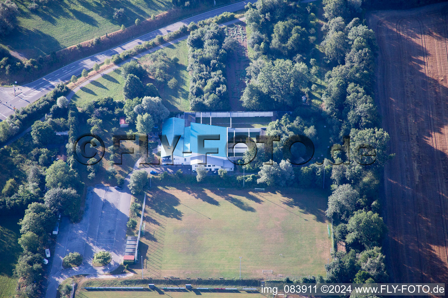 Shooting range in the district Wolfartsweier in Karlsruhe in the state Baden-Wuerttemberg, Germany