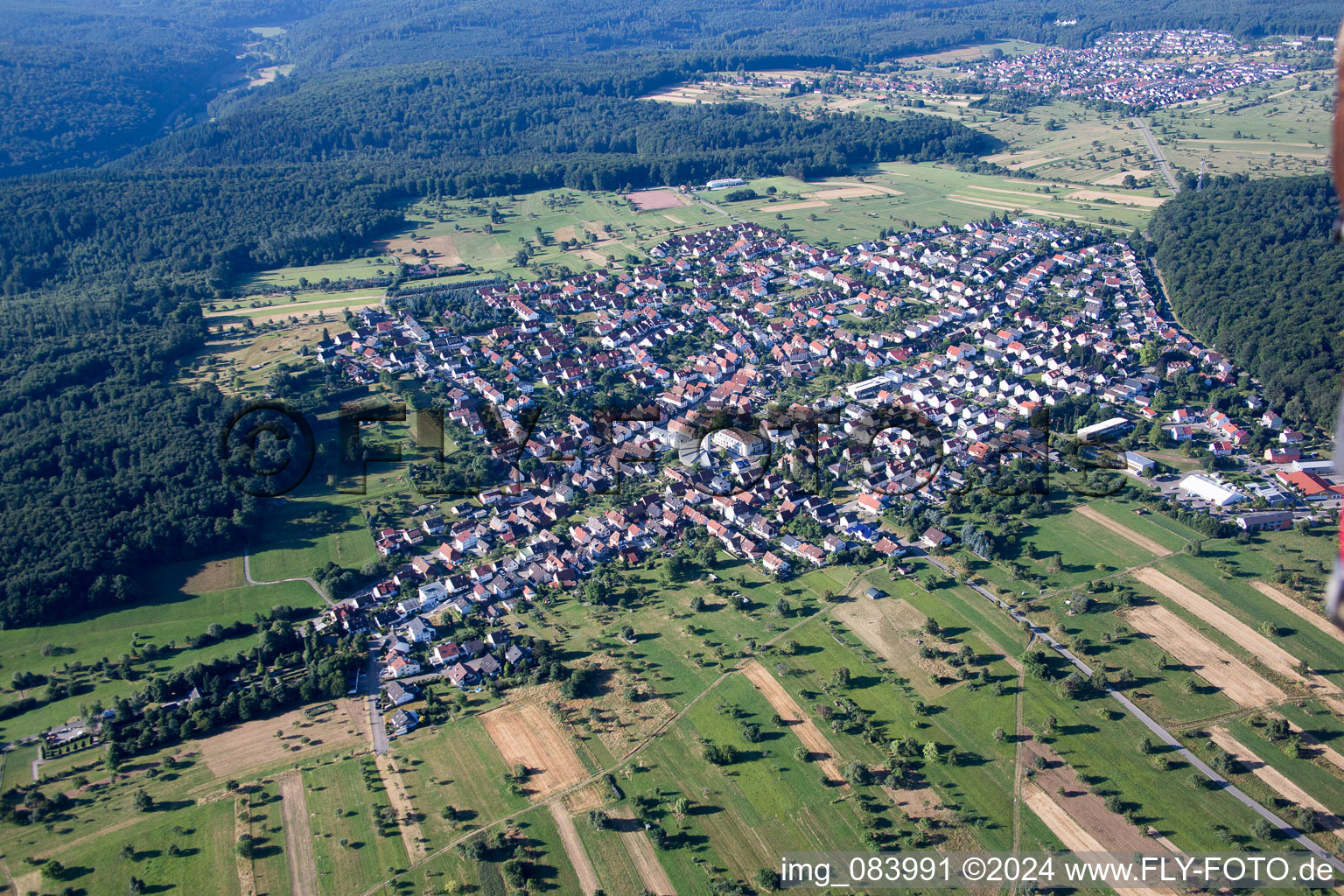 District Spessart in Ettlingen in the state Baden-Wuerttemberg, Germany