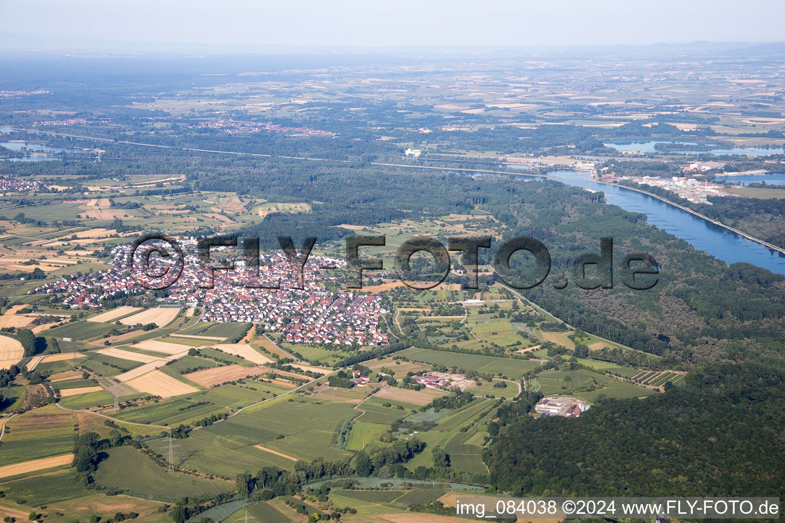 Au am Rhein in the state Baden-Wuerttemberg, Germany