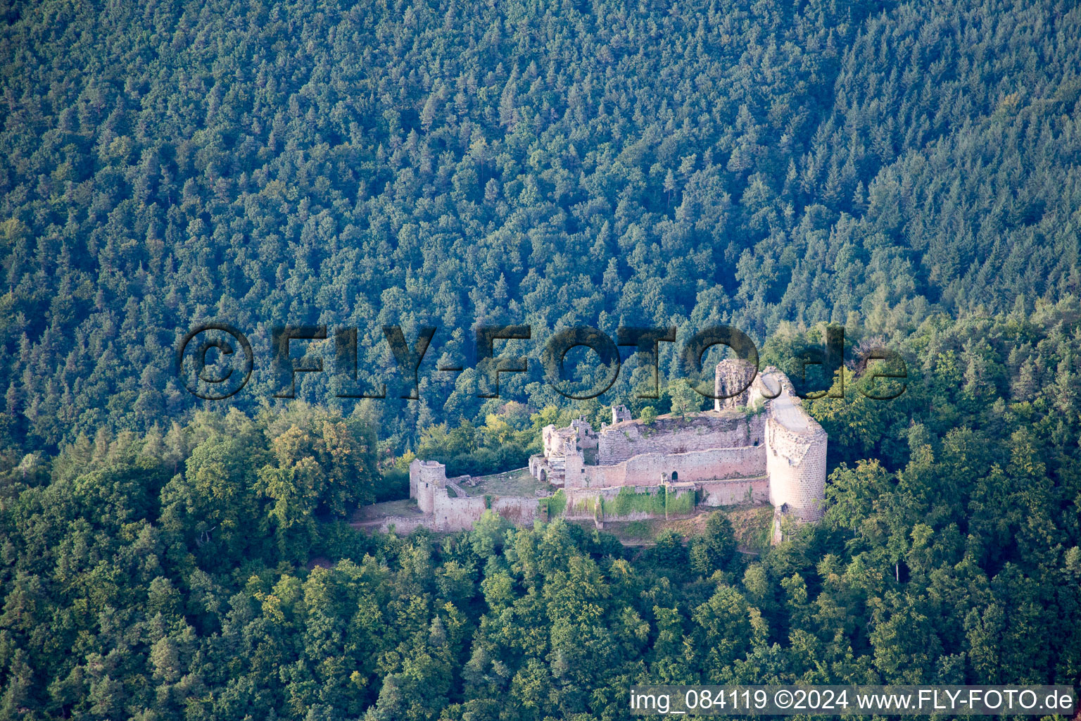 Neuscharfeneck Castle in Dernbach in the state Rhineland-Palatinate, Germany