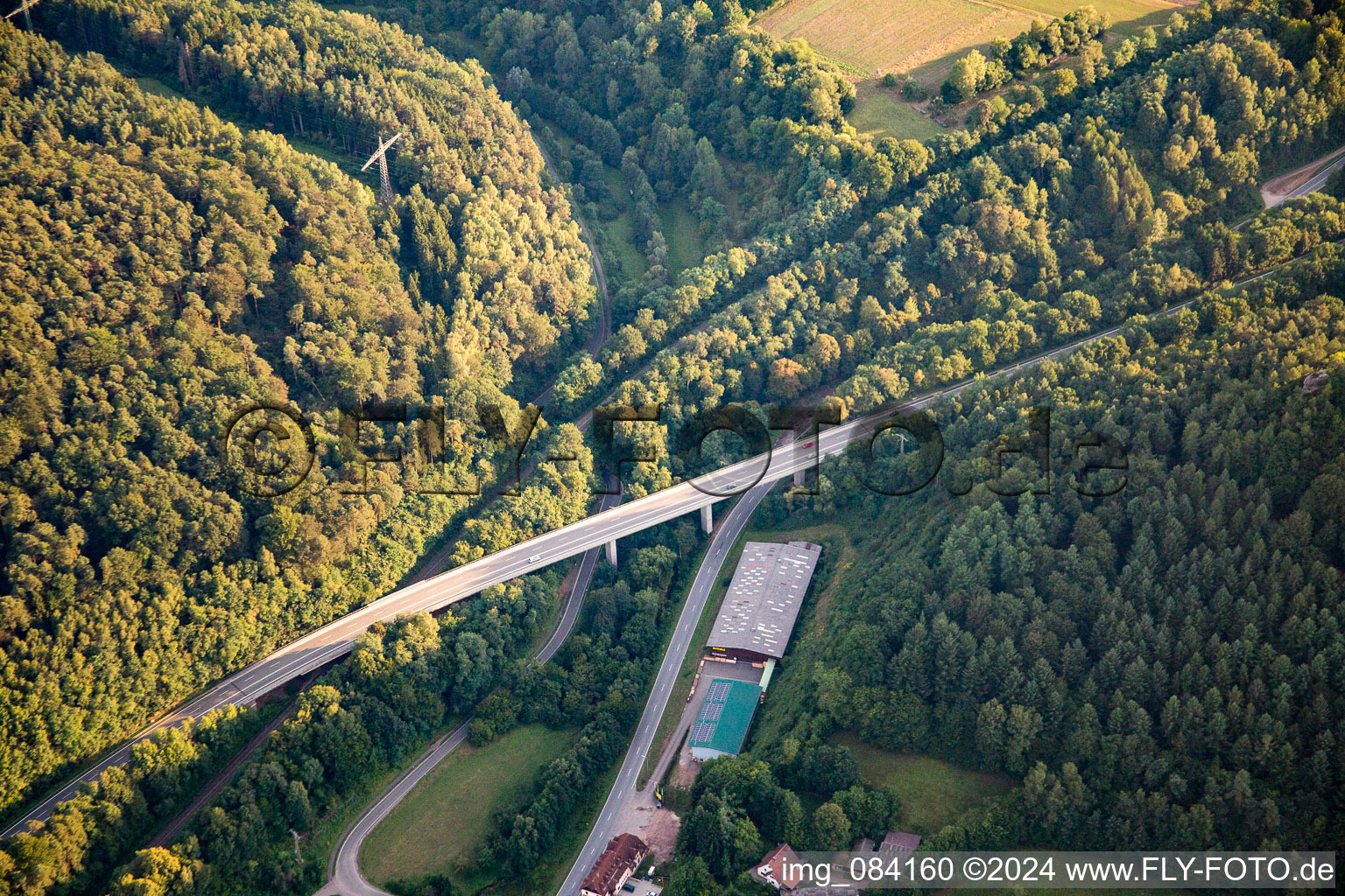 B10 in Wilgartswiesen in the state Rhineland-Palatinate, Germany