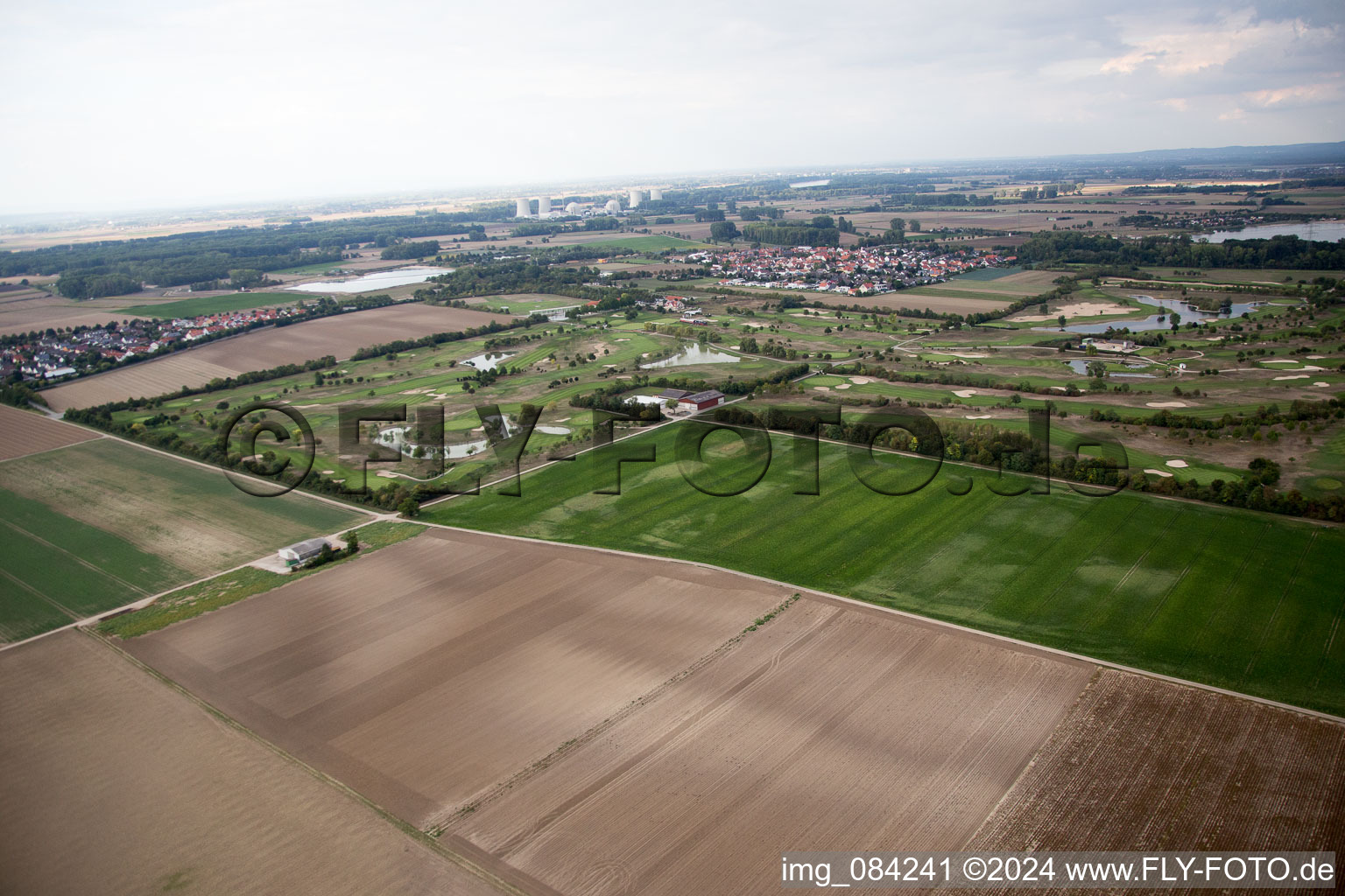 Oblique view of Grounds of the Golf course at Golfpark Biblis-Wattenheim *****GOLF absolute in Wattenheim in the state Hesse, Germany