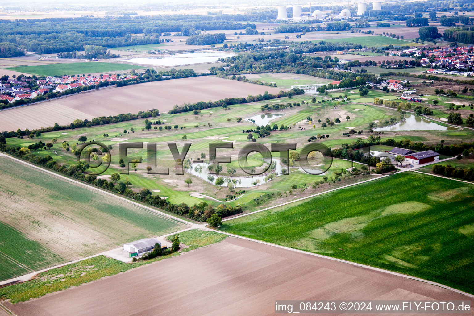 Grounds of the Golf course at Golfpark Biblis-Wattenheim *****GOLF absolute in Wattenheim in the state Hesse, Germany out of the air