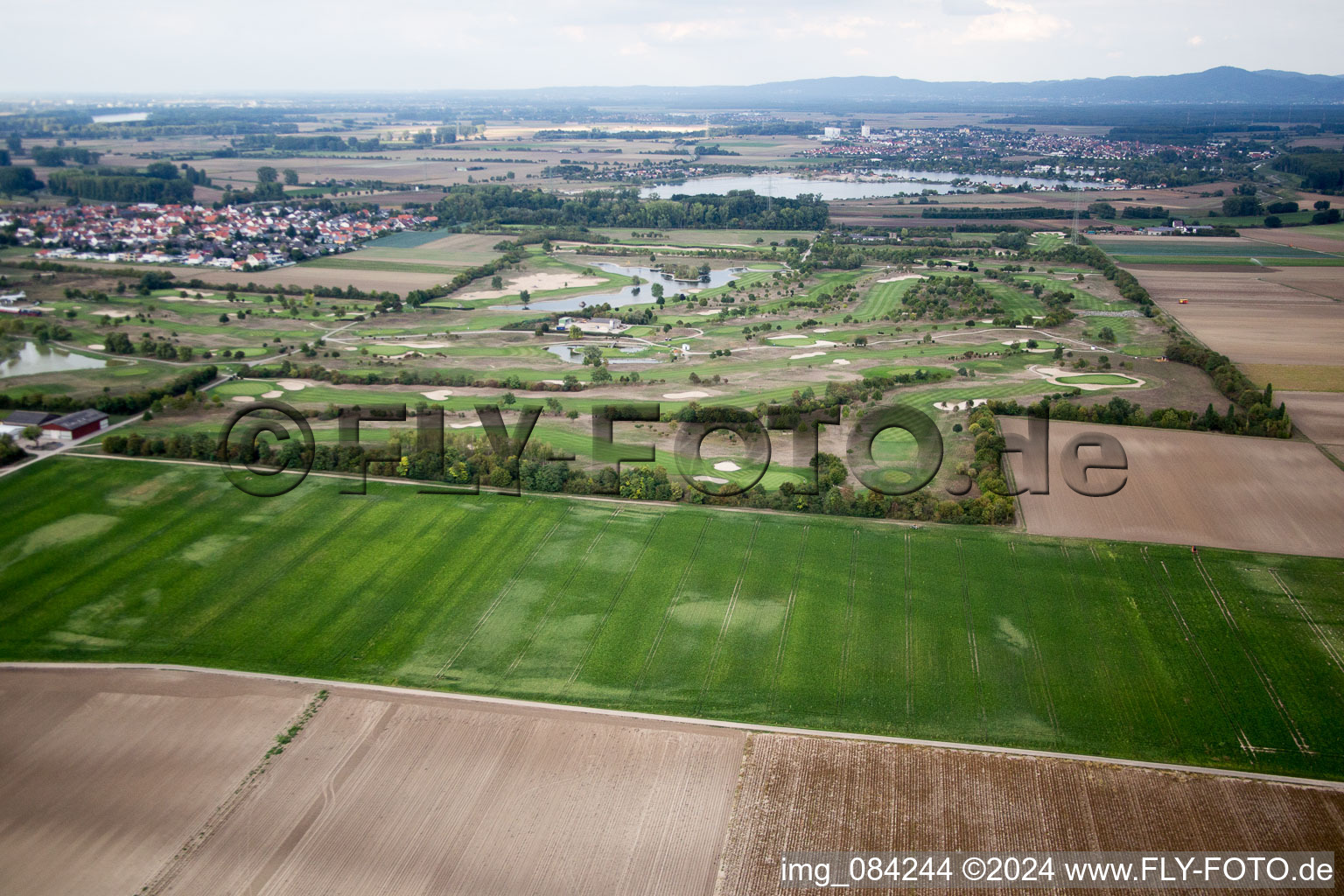 Grounds of the Golf course at Golfpark Biblis-Wattenheim *****GOLF absolute in Wattenheim in the state Hesse, Germany seen from above