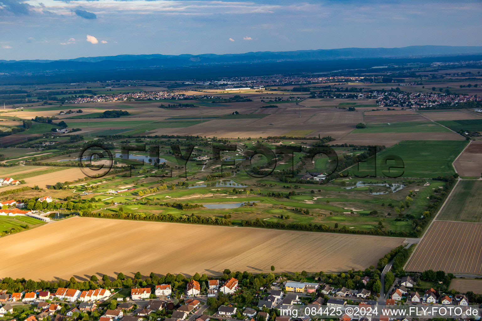 Bird's eye view of Grounds of the Golf course at Golfpark Biblis-Wattenheim *****GOLF absolute in Wattenheim in the state Hesse, Germany