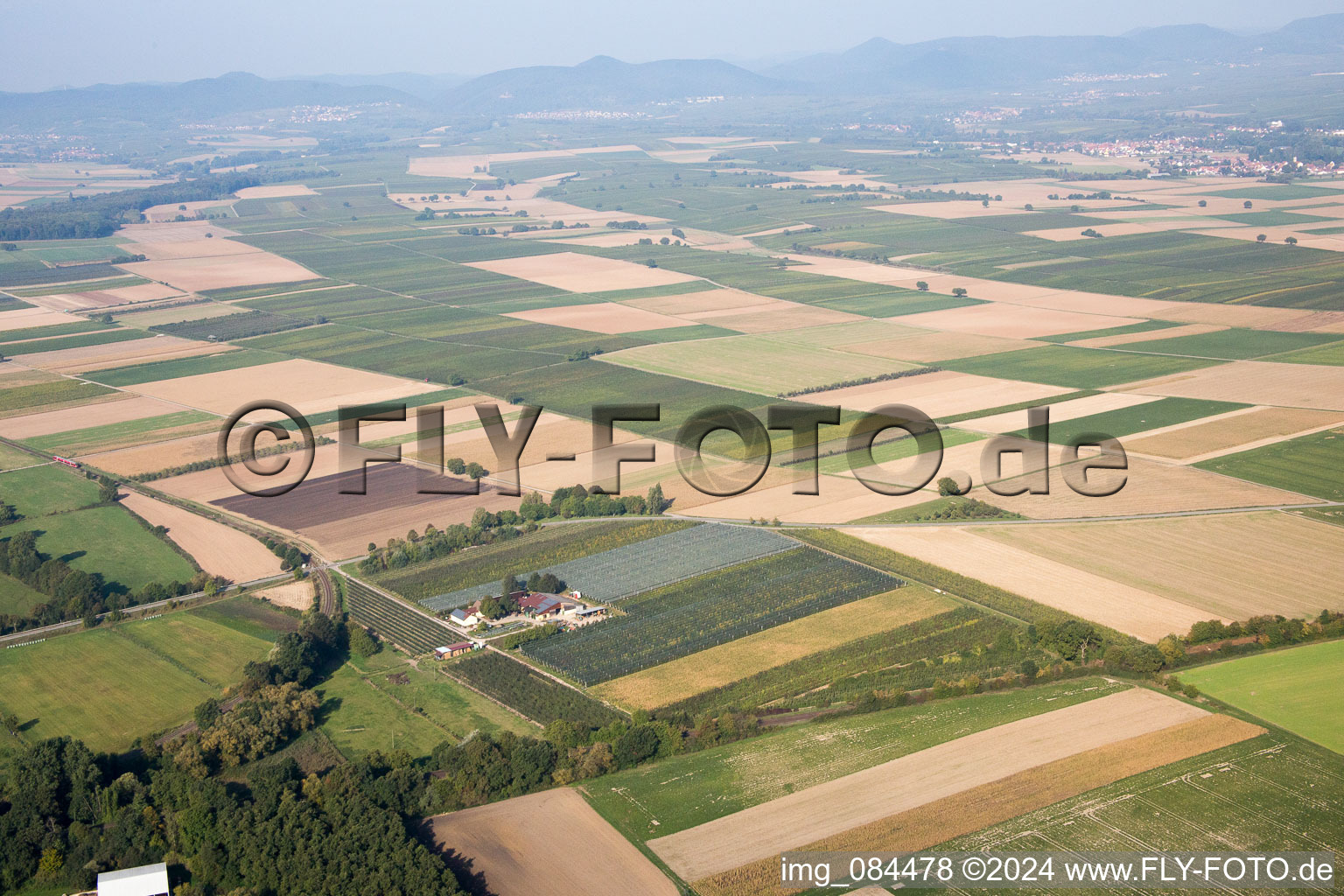 Winden in the state Rhineland-Palatinate, Germany seen from above