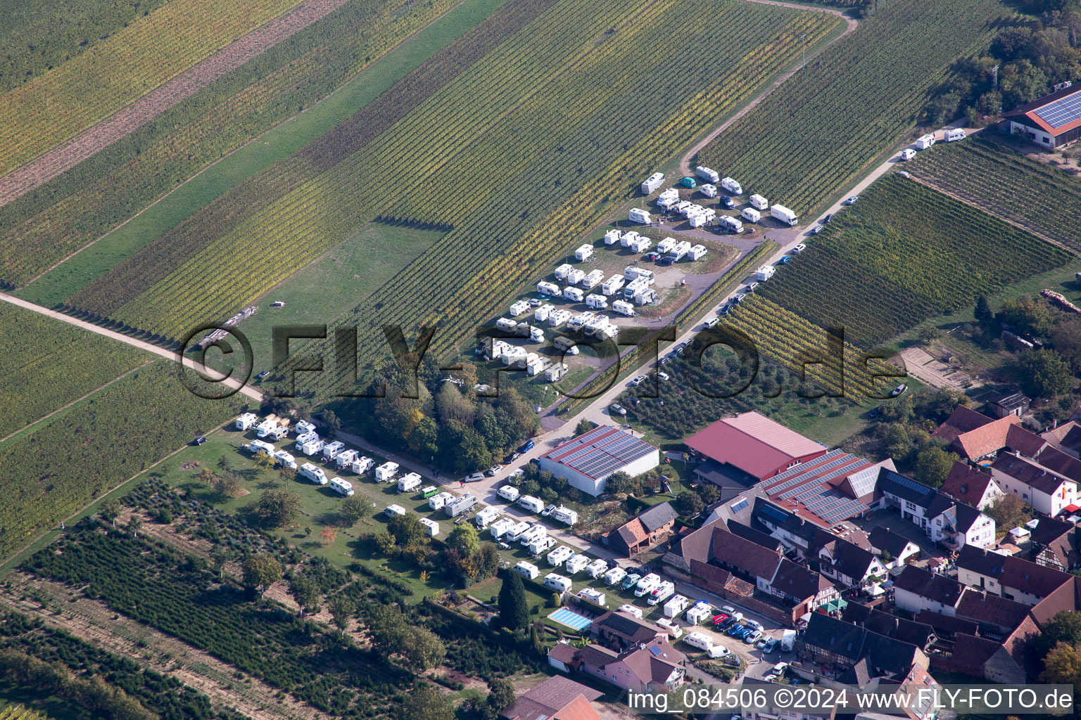 Dierbach in the state Rhineland-Palatinate, Germany from a drone