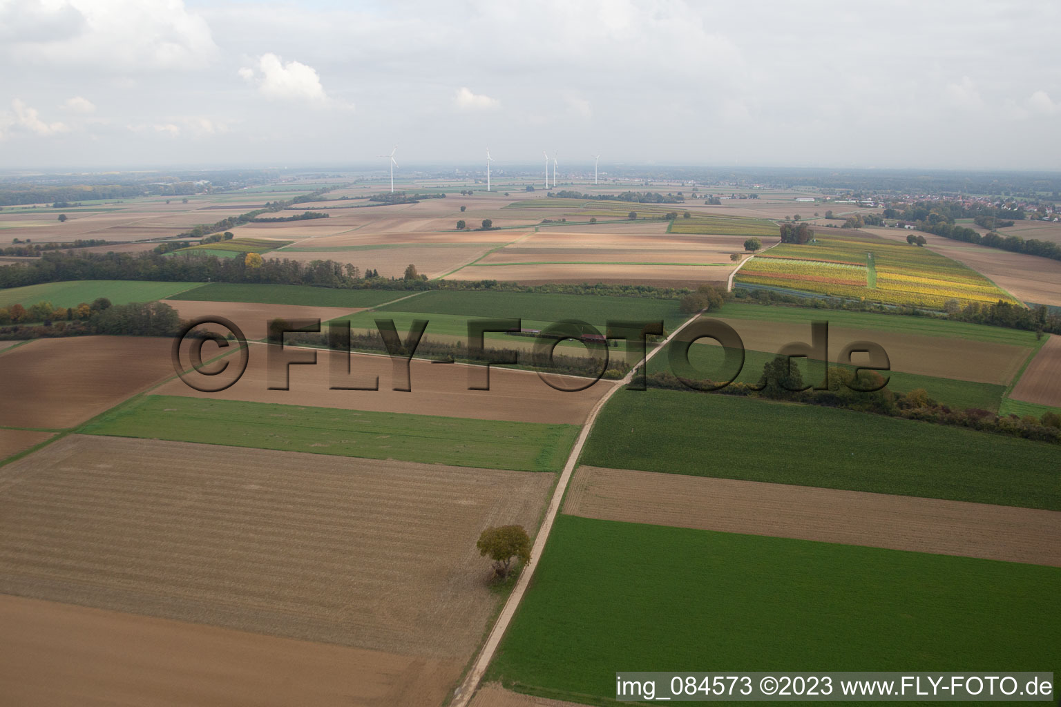 Model airfield in Freckenfeld in the state Rhineland-Palatinate, Germany from the plane