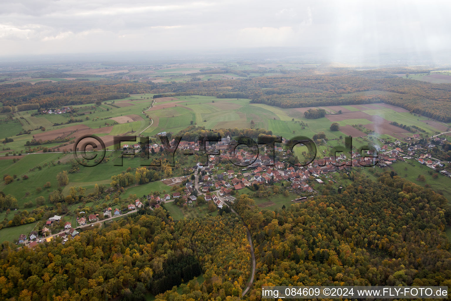 Frœschwiller in the state Bas-Rhin, France