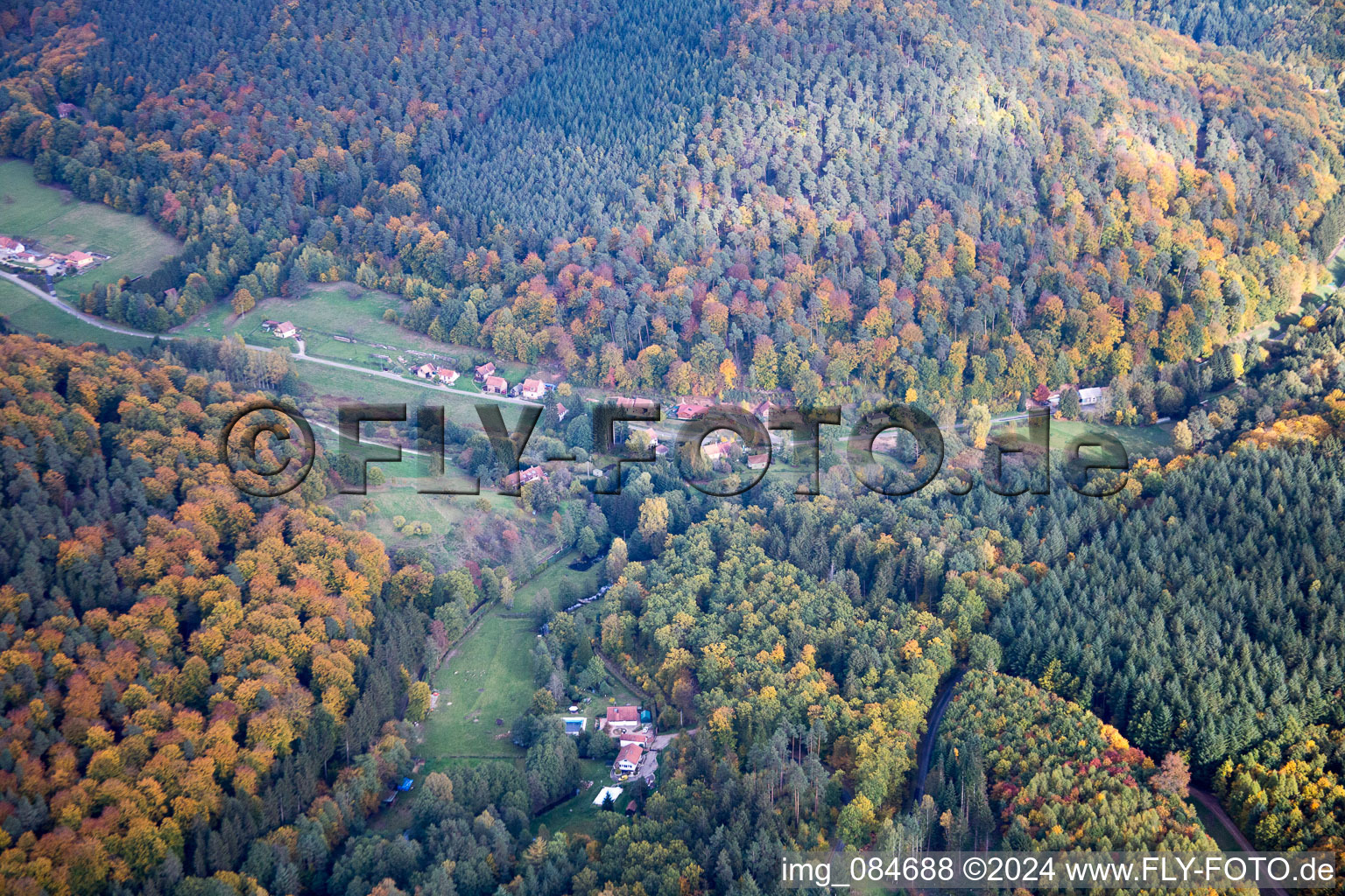 Dambach in the state Bas-Rhin, France out of the air