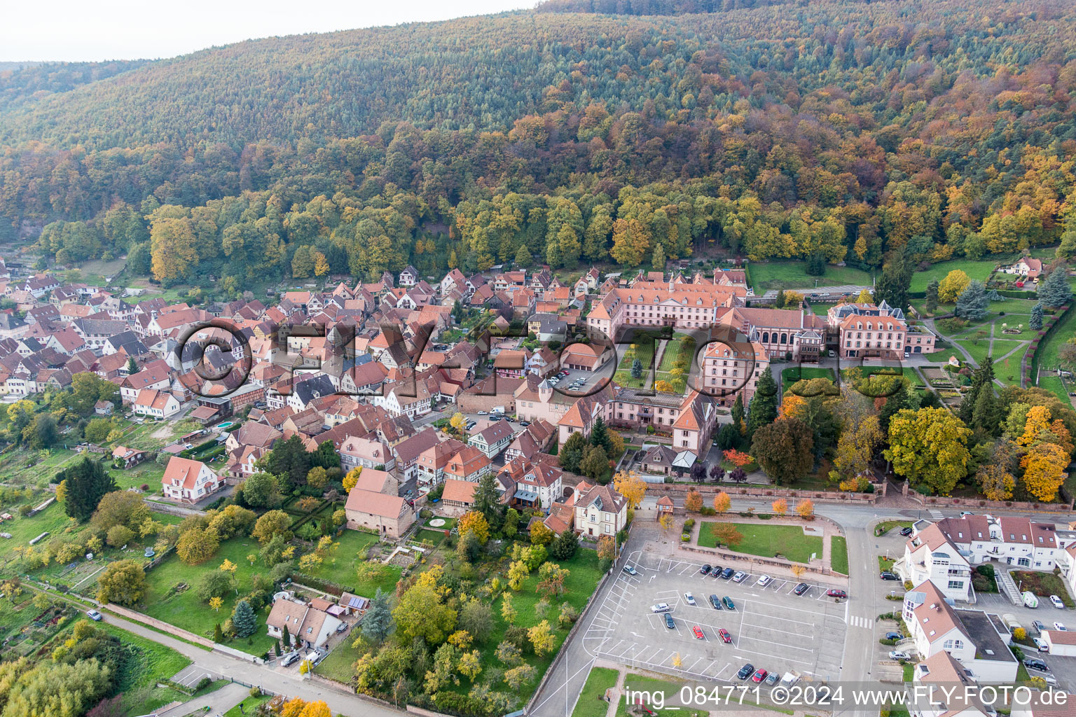 Complex of buildings of the monastery Oberbronn in Oberbronn in Grand Est, France