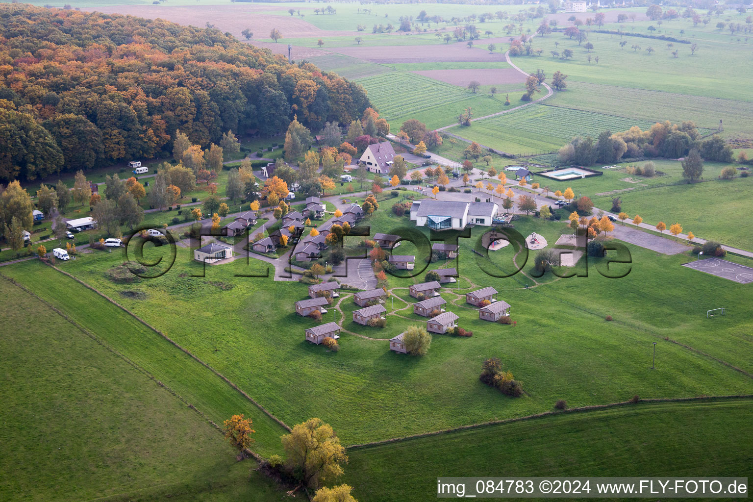 Camping de l'Oasis in Oberbronn in the state Bas-Rhin, France