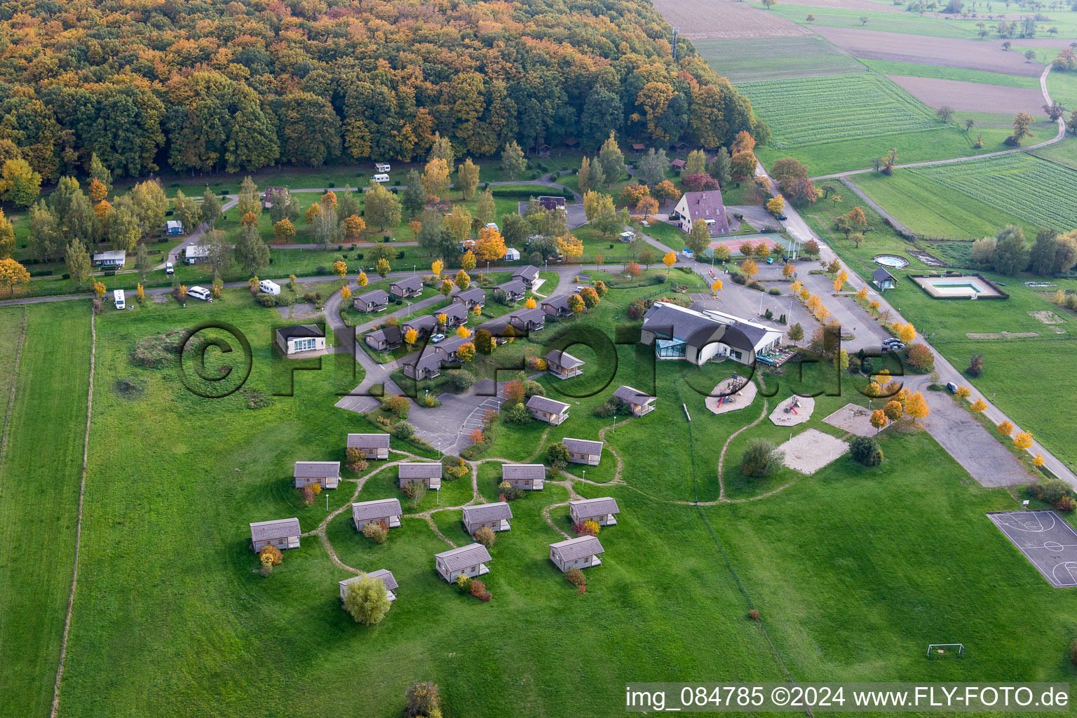 Camping with caravans and tents in Oberbronn in Grand Est, France