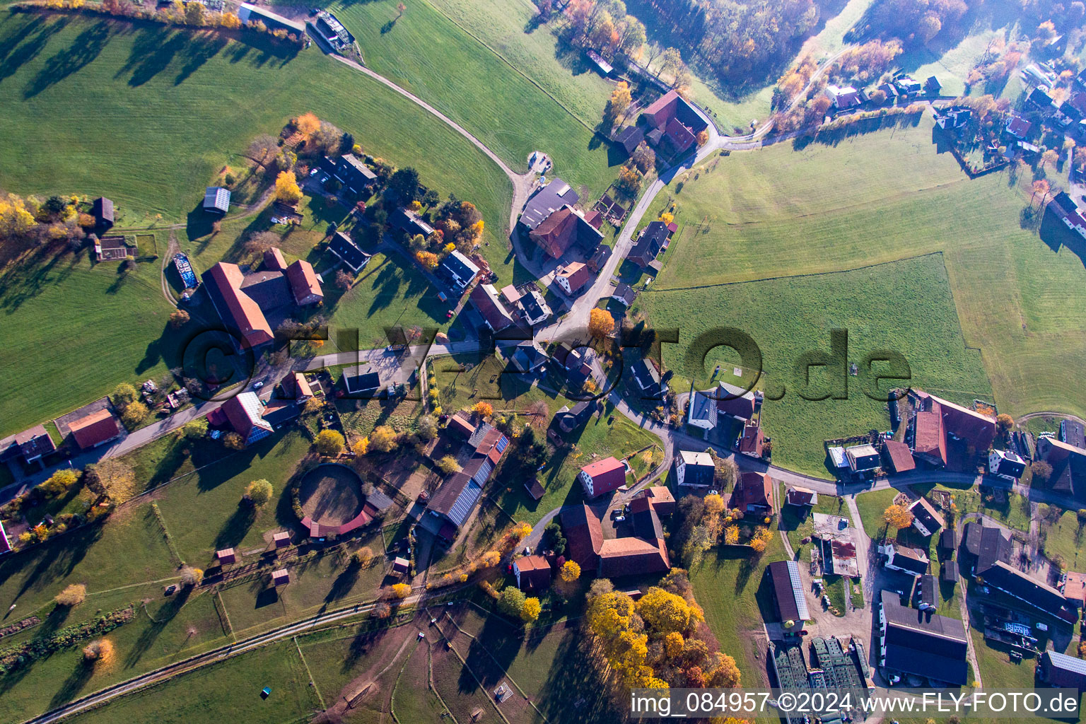 District Breitenbuch in Kirchzell in the state Bavaria, Germany