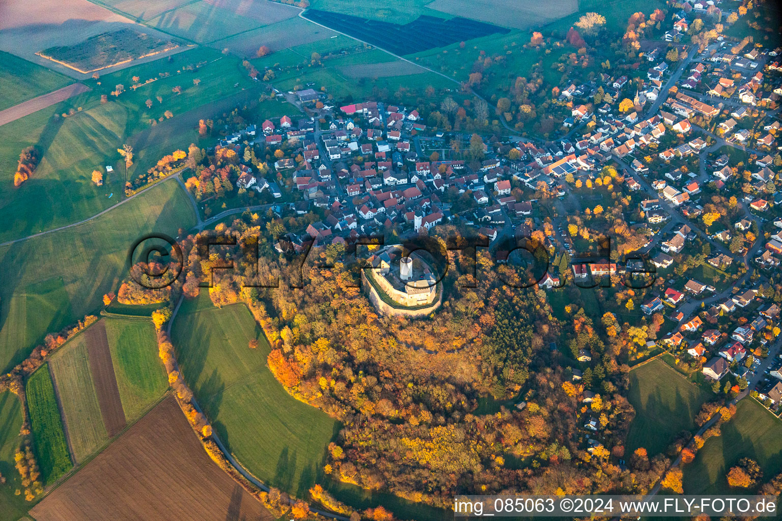 Fortress Otzberg in the district Hering in Otzberg in the state Hesse, Germany