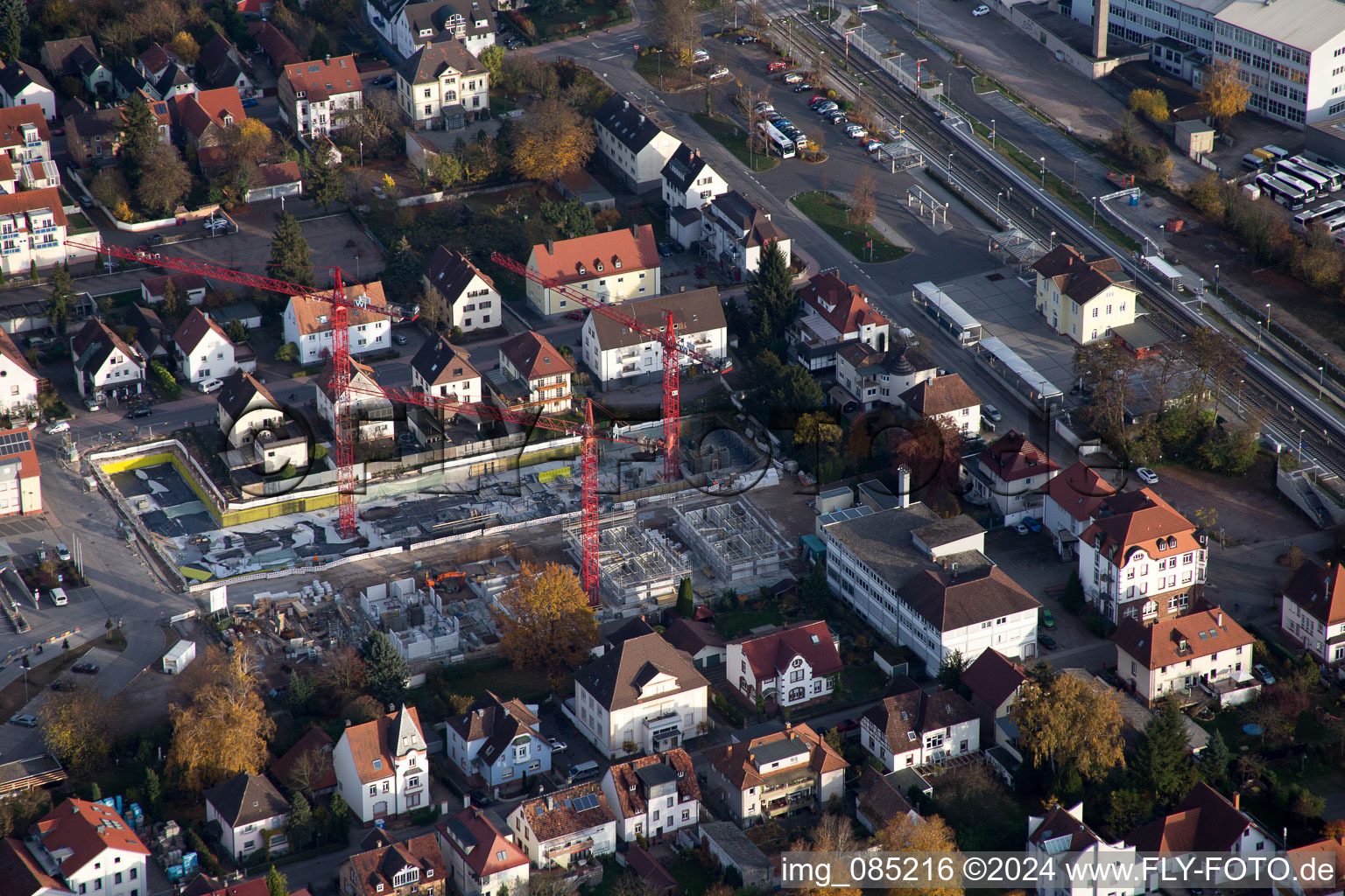 Oblique view of Kandel in the state Rhineland-Palatinate, Germany