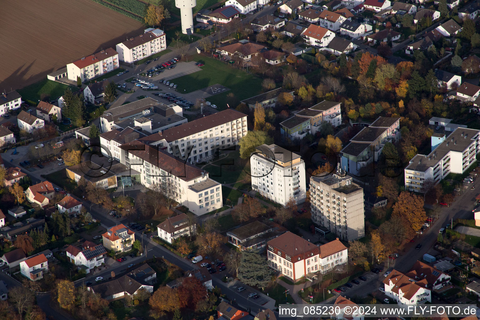 Drone image of Kandel in the state Rhineland-Palatinate, Germany