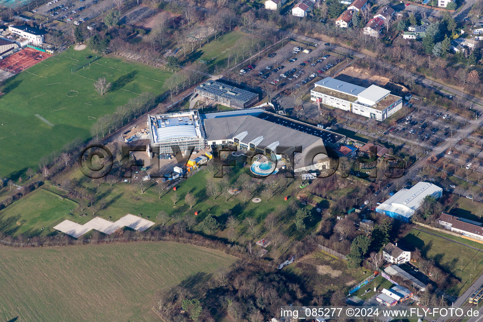 Waldstadt, Waldorf School in the district Hagsfeld in Karlsruhe in the state Baden-Wuerttemberg, Germany