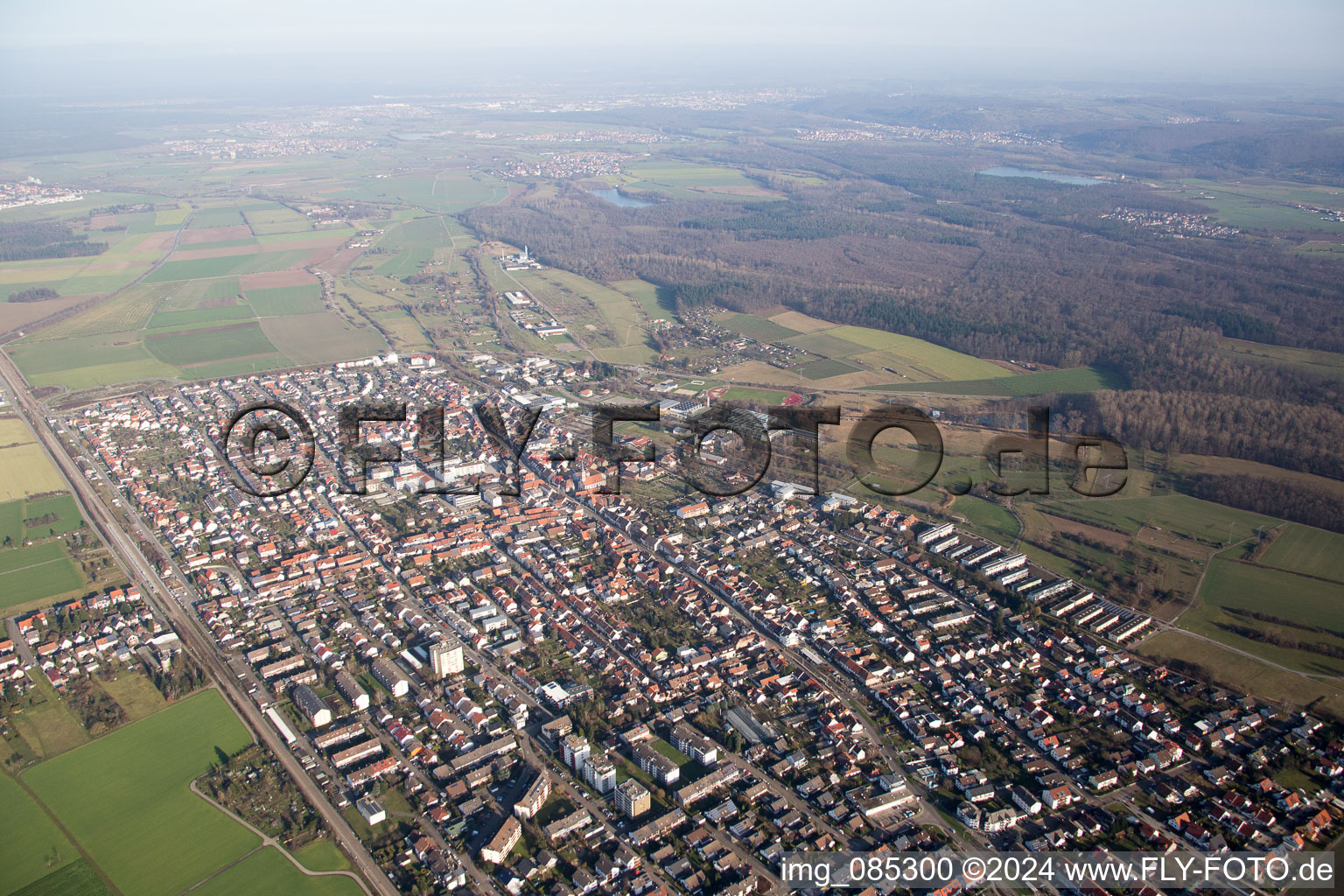 District Blankenloch in Stutensee in the state Baden-Wuerttemberg, Germany