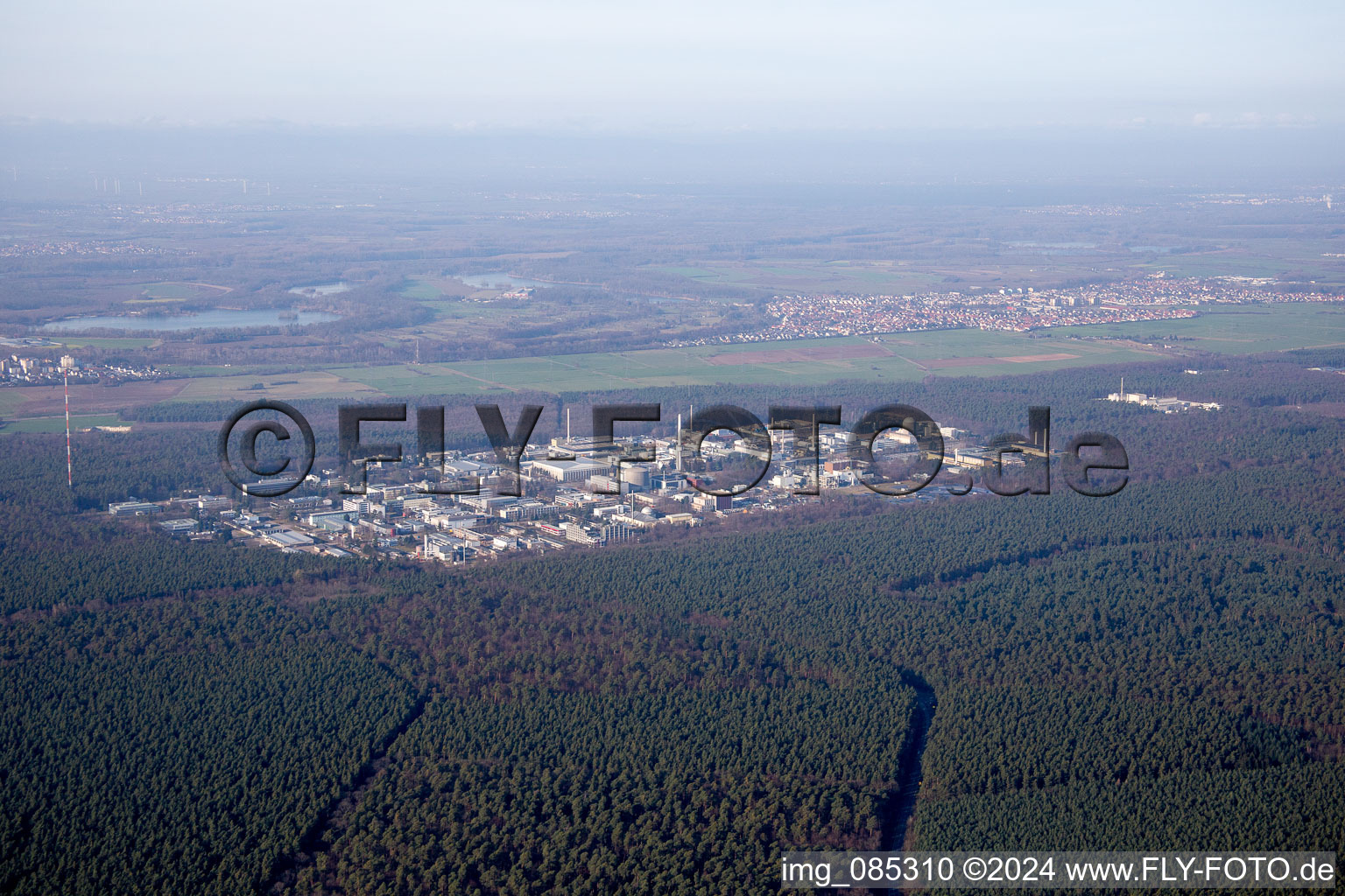 Leopoldshafen, KIK Campus N in the district Blankenloch in Stutensee in the state Baden-Wuerttemberg, Germany