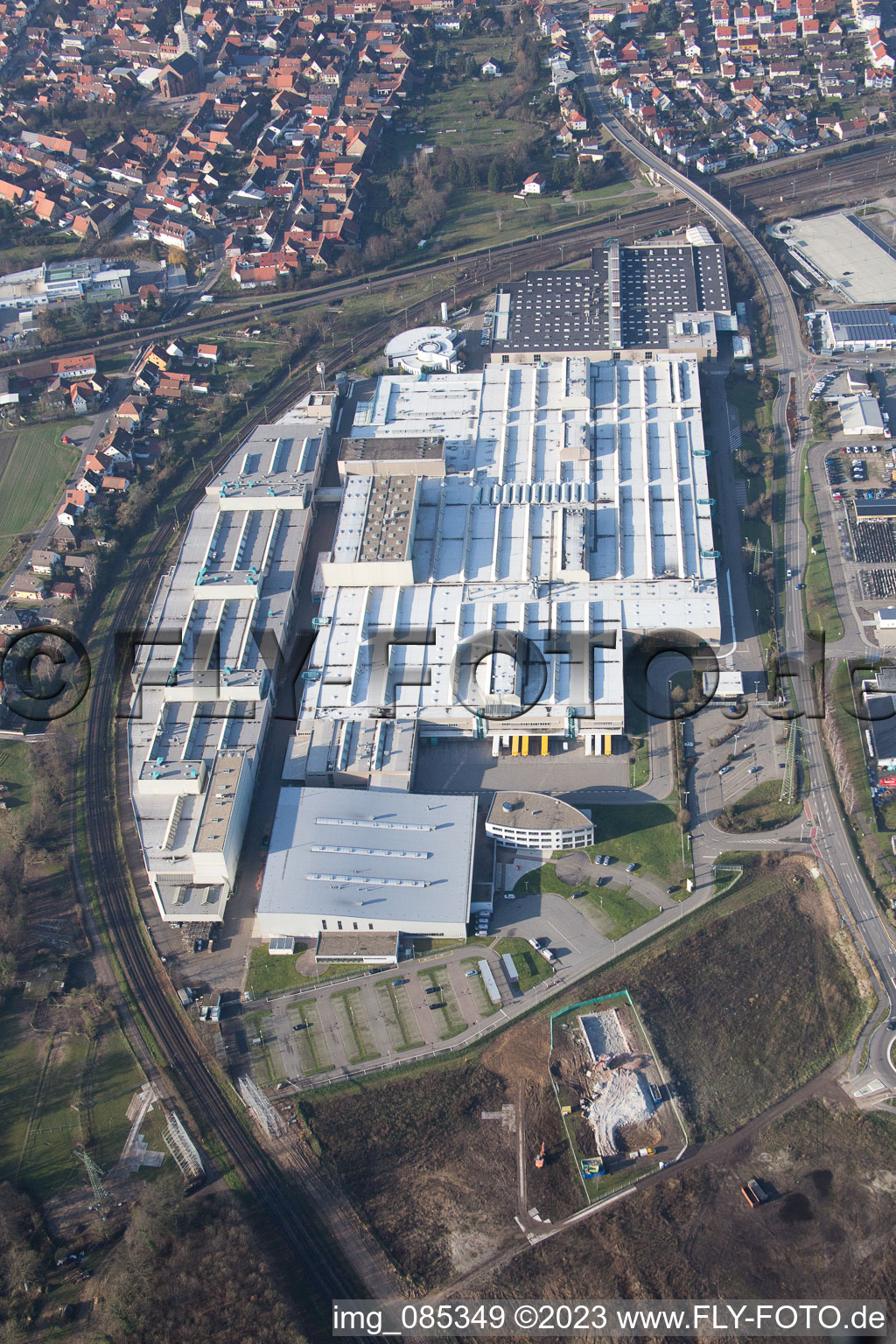 SEW eurodrive GmbH in the district Graben in Graben-Neudorf in the state Baden-Wuerttemberg, Germany