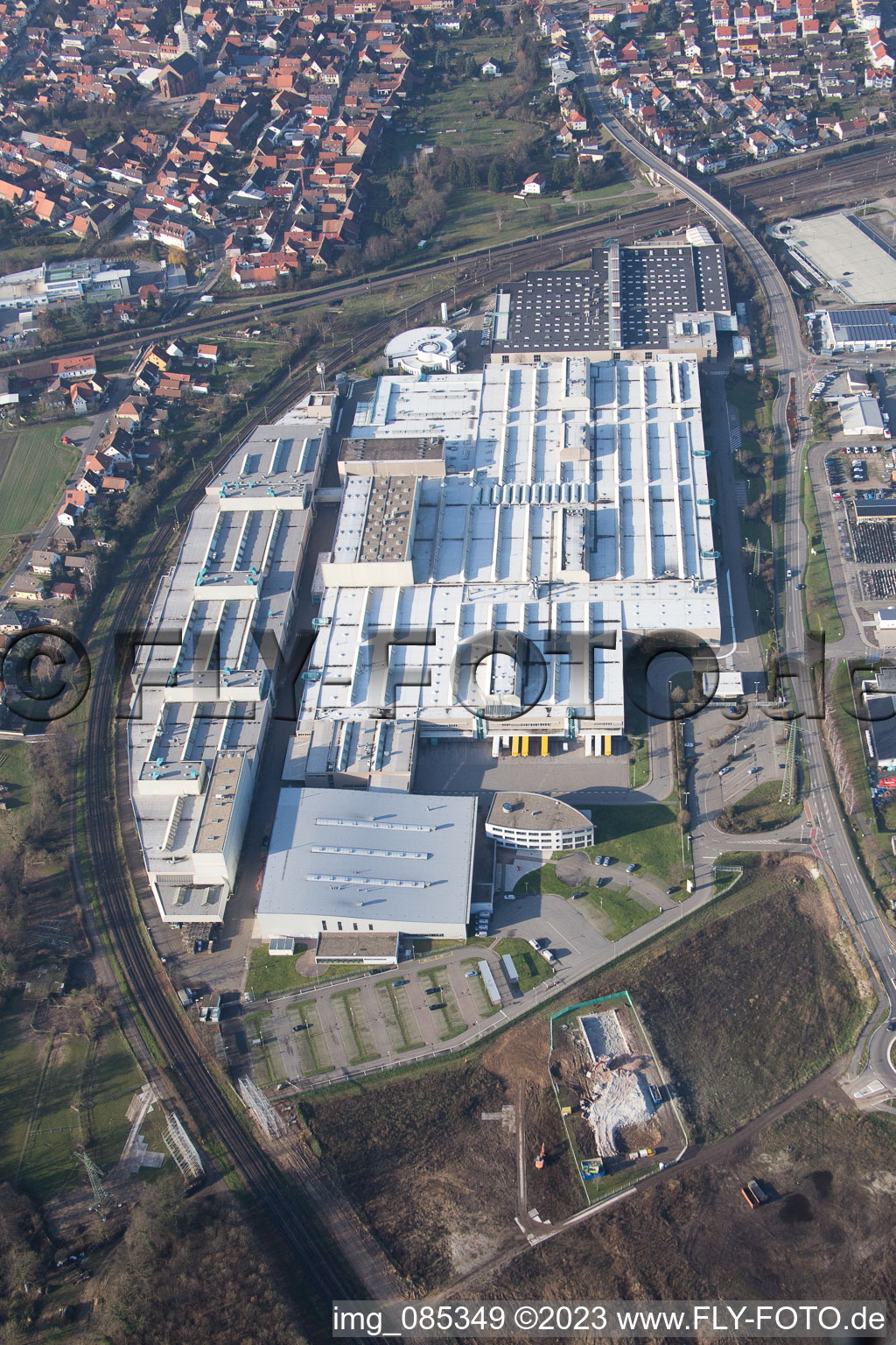 SEW-eurodrive GmbH in the district Graben in Graben-Neudorf in the state Baden-Wuerttemberg, Germany