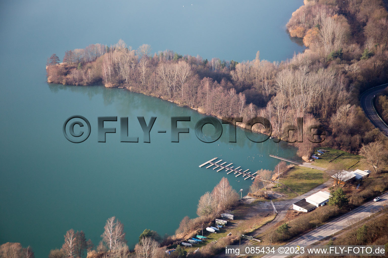 Sailing Club Graben Neudorf in the district Neudorf in Graben-Neudorf in the state Baden-Wuerttemberg, Germany