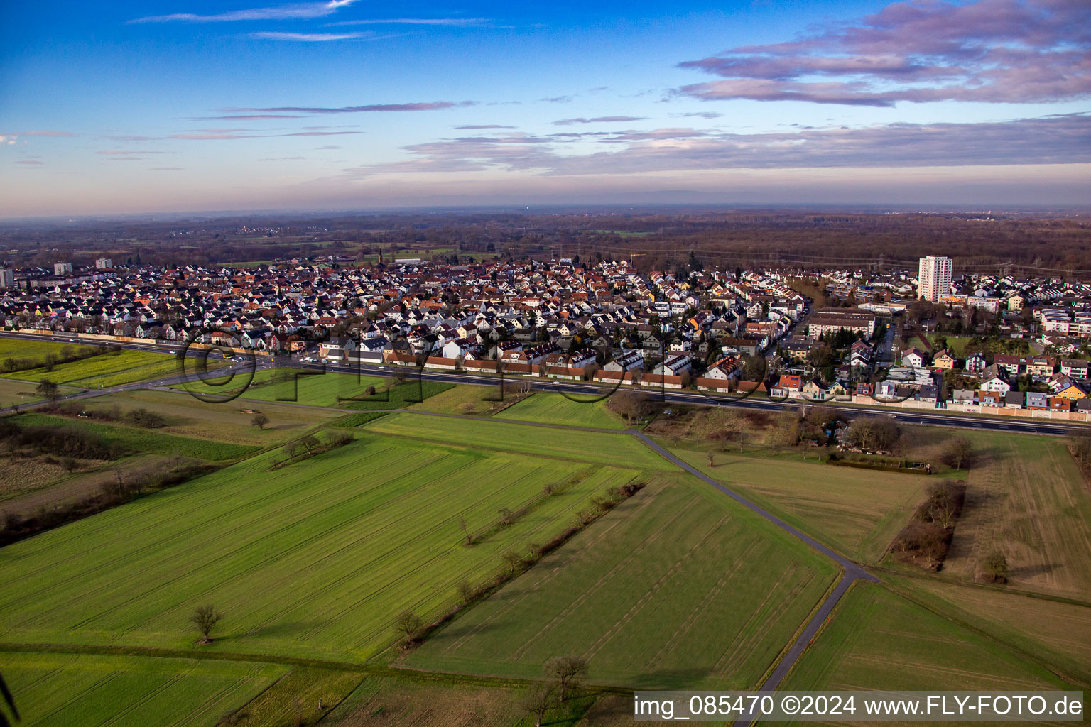 B36 in the district Forchheim in Rheinstetten in the state Baden-Wuerttemberg, Germany