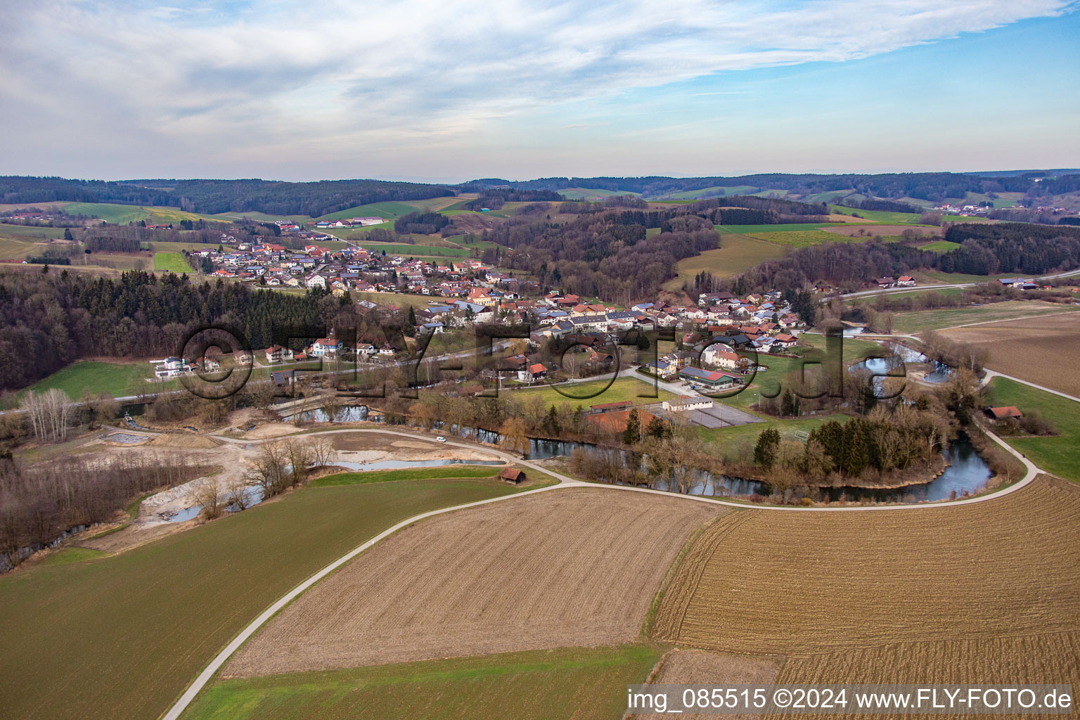 District Brombach in Bad Birnbach in the state Bavaria, Germany