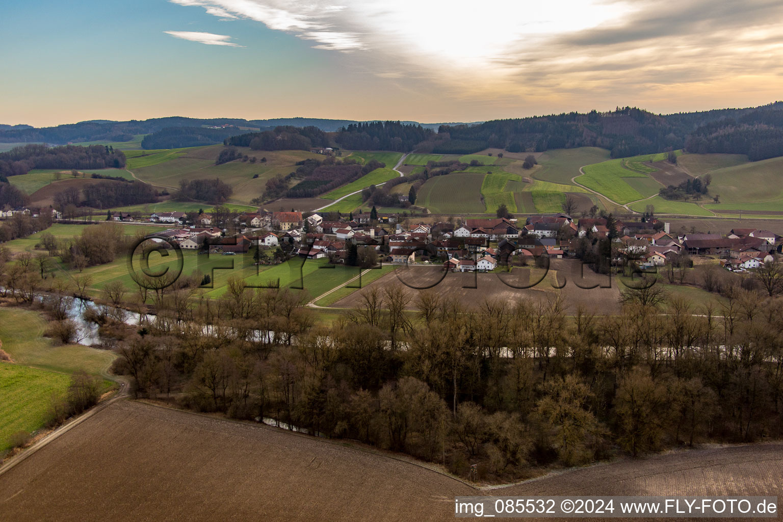 District Schwaibach in Bad Birnbach in the state Bavaria, Germany