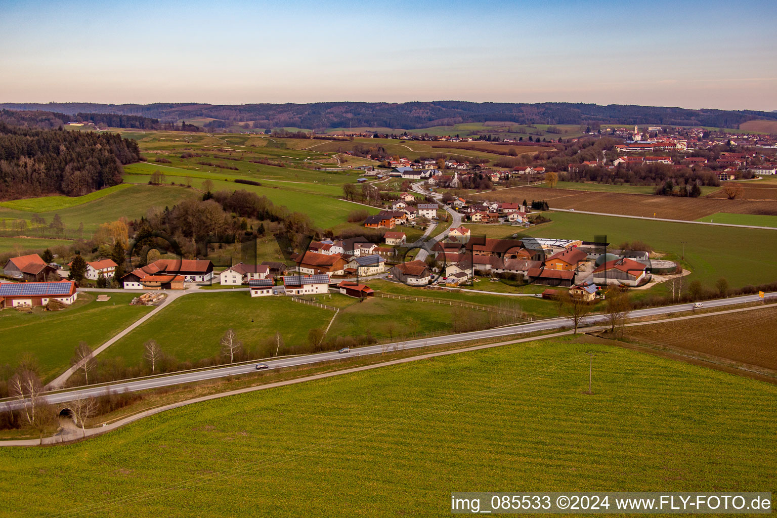 District Untertattenbach in Bad Birnbach in the state Bavaria, Germany