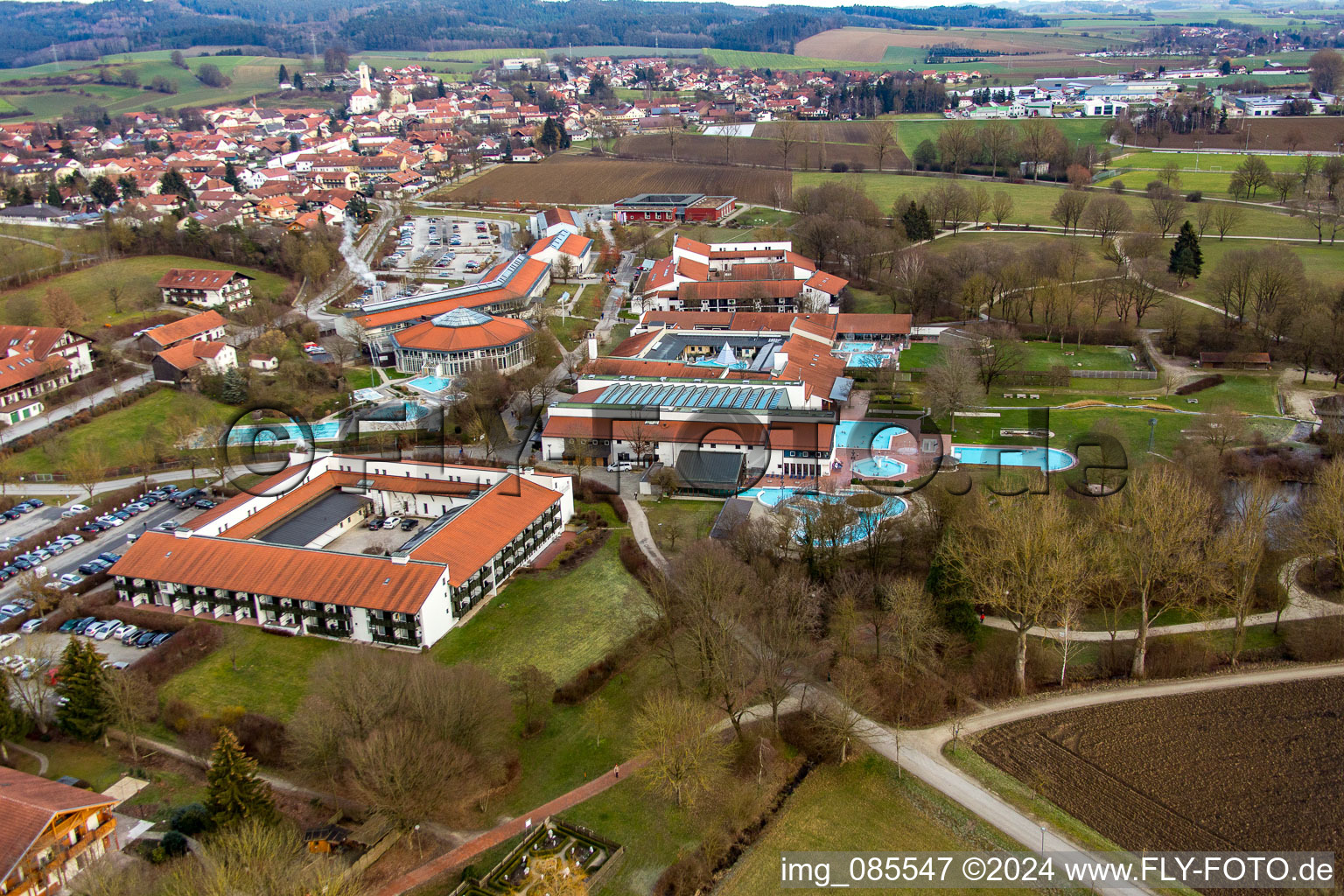 Rottal Thermal Baths in the district Aunham in Bad Birnbach in the state Bavaria, Germany