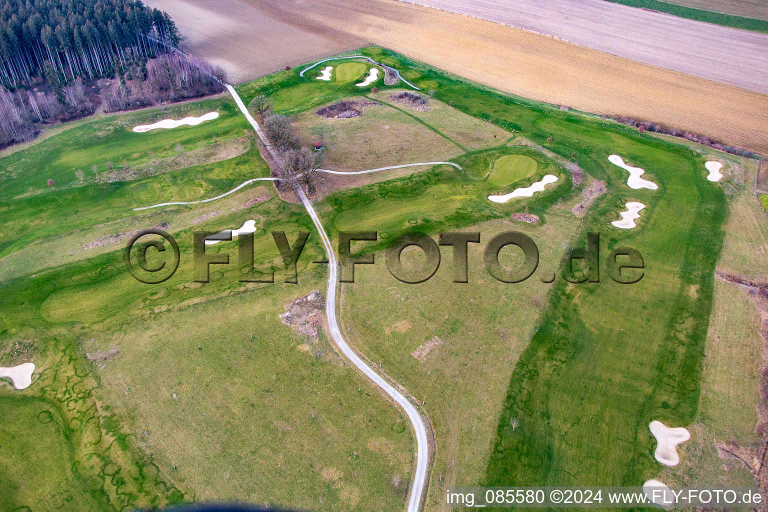 Golf course of the Bella Vista Golf Club in Bad Birnbach in the state Bavaria, Germany