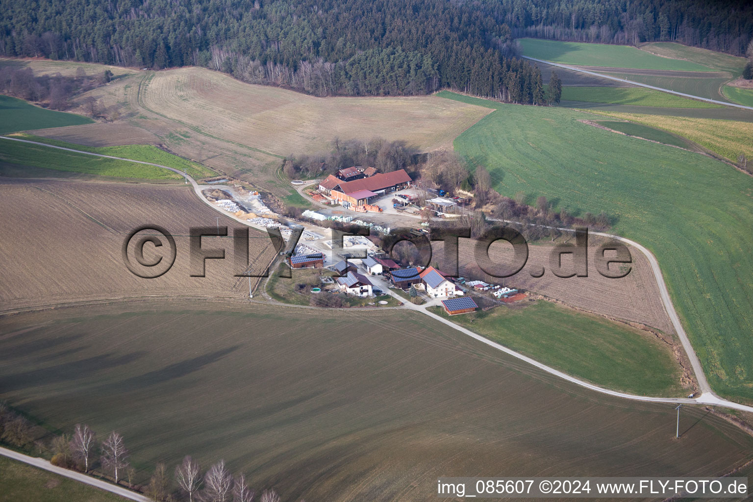 Brandstatt in the state Bavaria, Germany