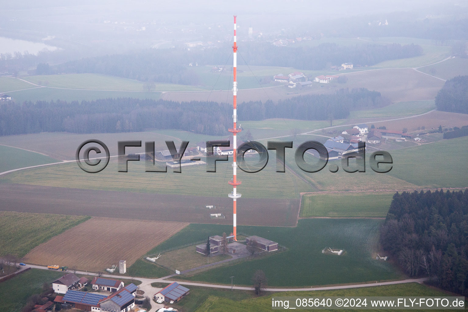 Aerial view of Höllkronöd in the state Bavaria, Germany