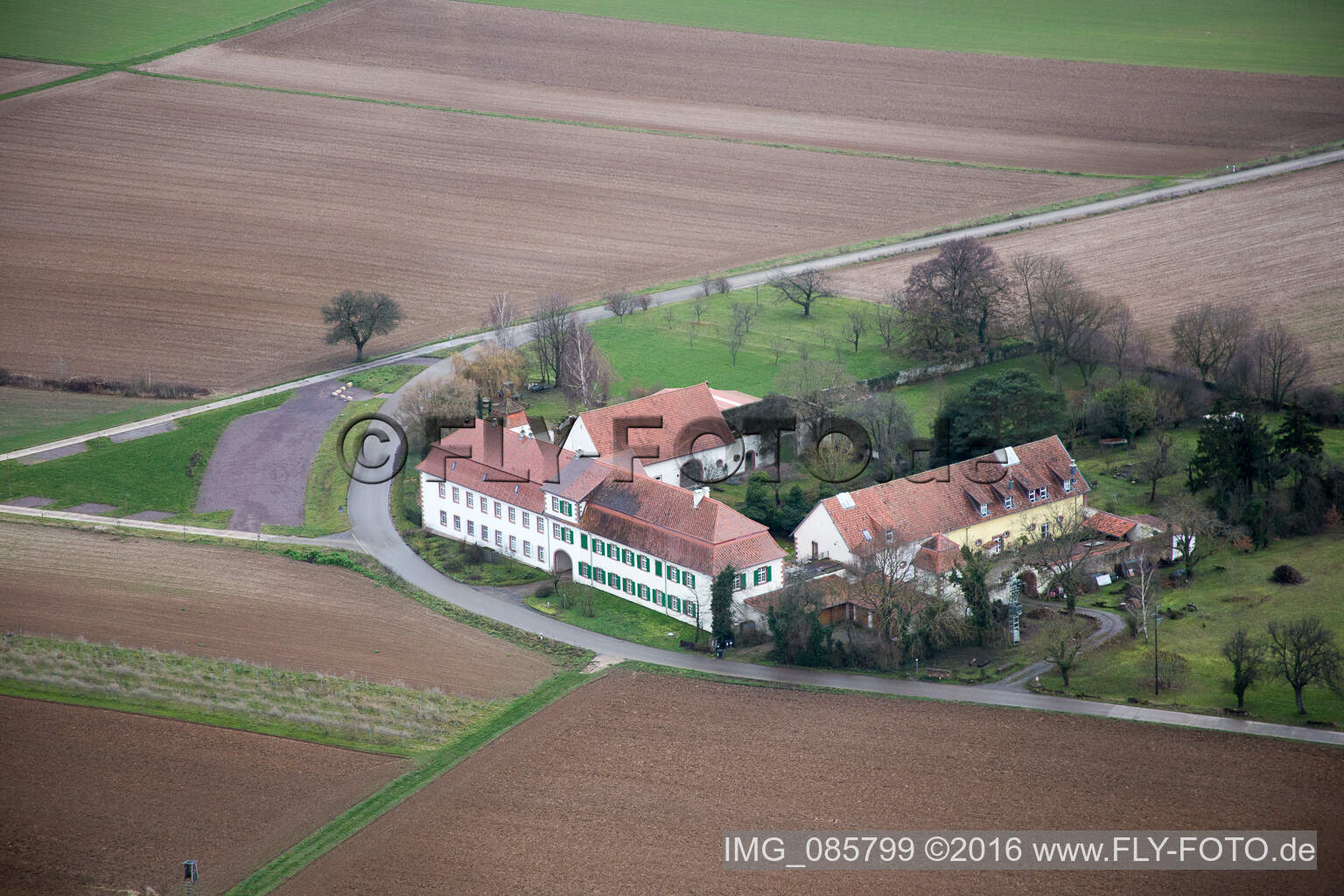 Drone image of Workshop for Assisted Living of hidden Talents GmbH in the district Haftelhof in Schweighofen in the state Rhineland-Palatinate, Germany