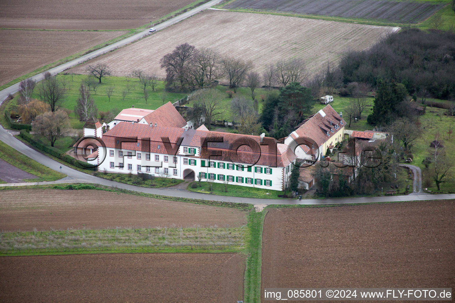 Workshop for Assisted Living of hidden Talents GmbH in the district Haftelhof in Schweighofen in the state Rhineland-Palatinate, Germany from a drone