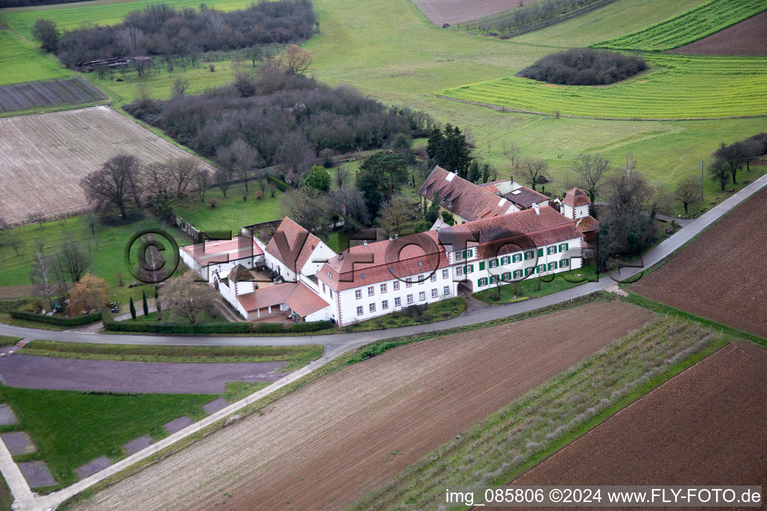 Oblique view of Workshop for Assisted Living of hidden Talents GmbH in the district Haftelhof in Schweighofen in the state Rhineland-Palatinate, Germany