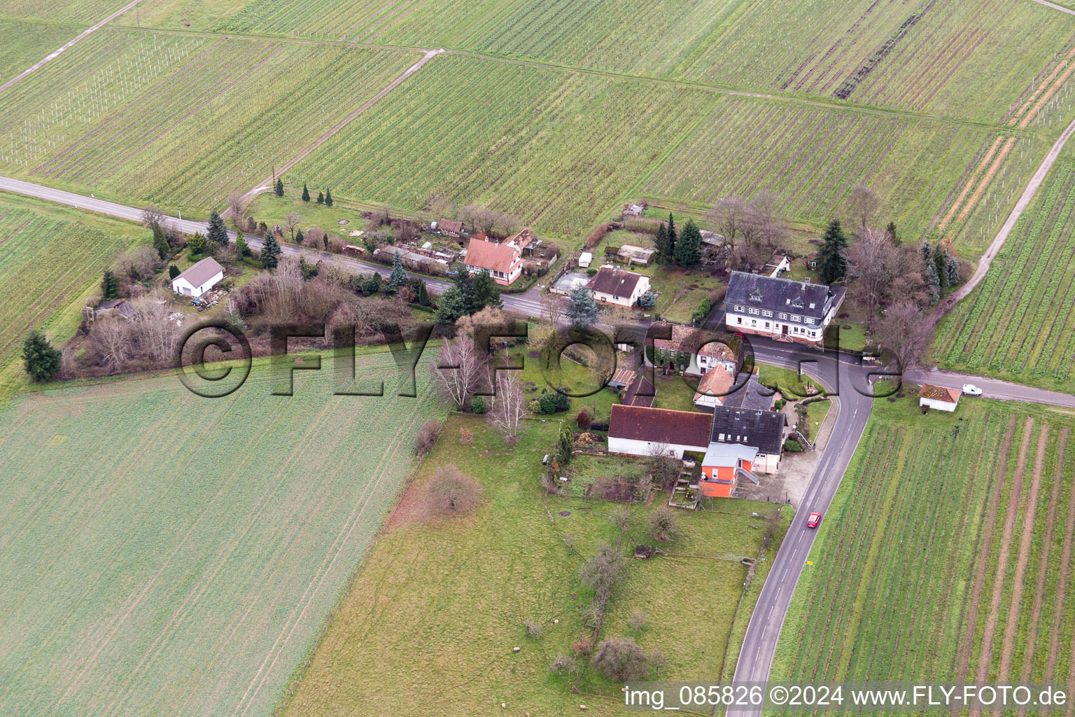 Homestead of a farm in Windhof in the state Rhineland-Palatinate, Germany