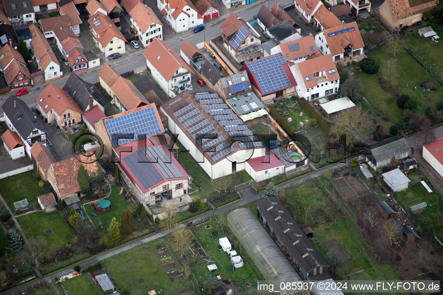 Kandel in the state Rhineland-Palatinate, Germany out of the air