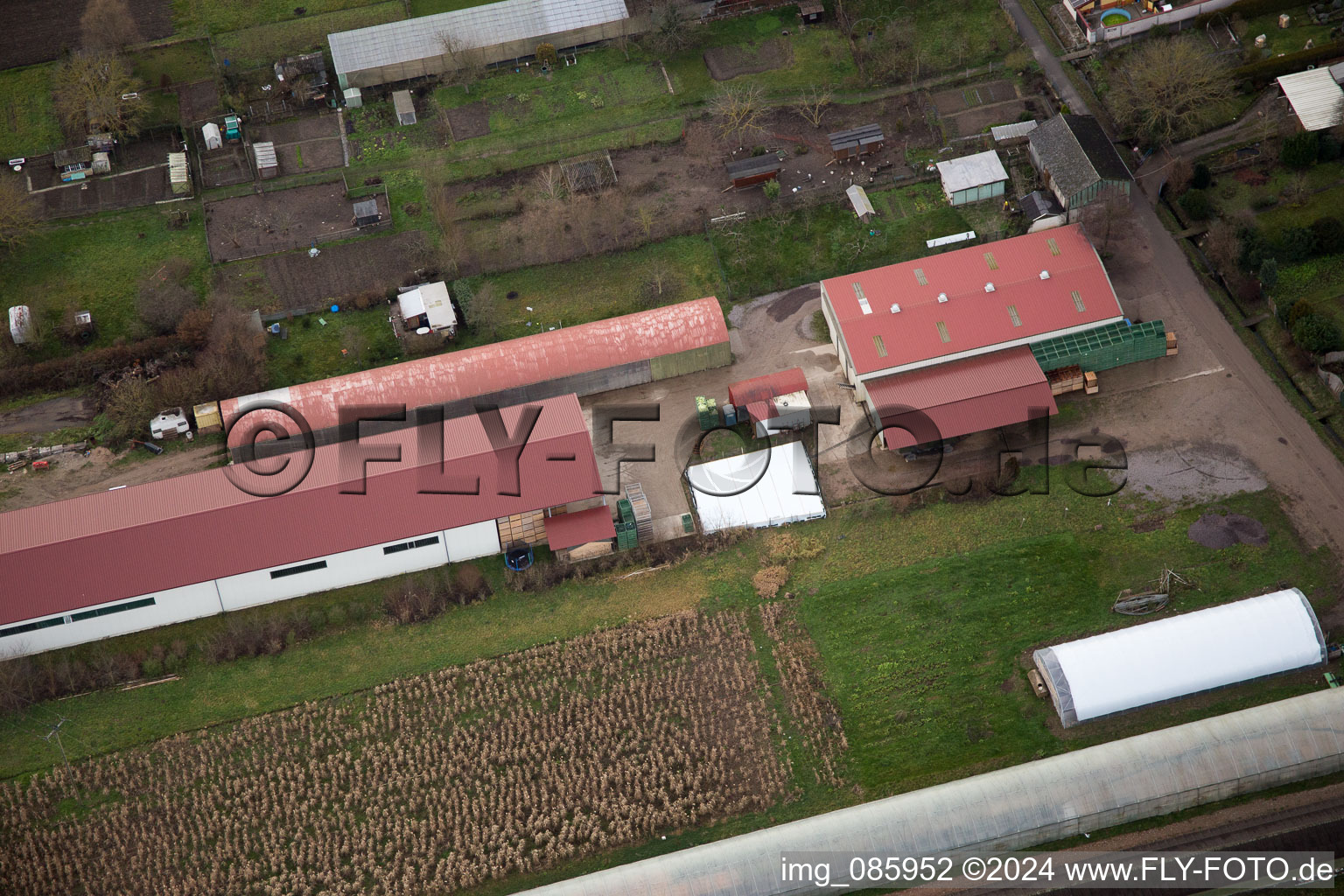 Kandel in the state Rhineland-Palatinate, Germany out of the air