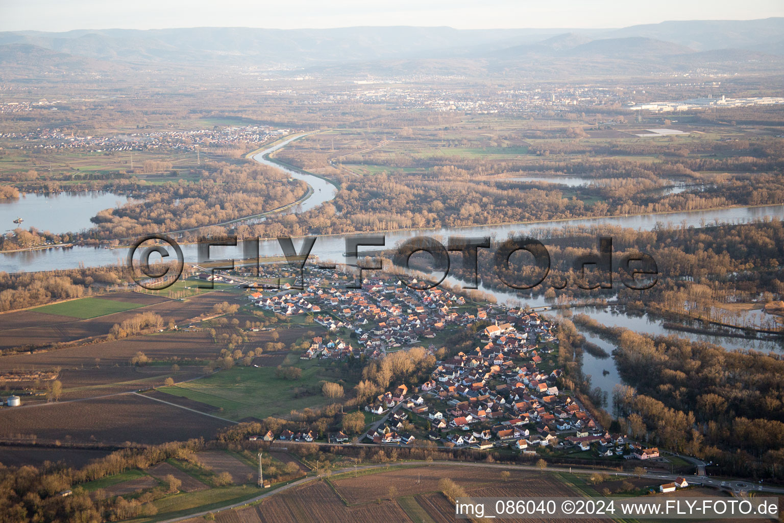 Munchhausen in the state Bas-Rhin, France out of the air