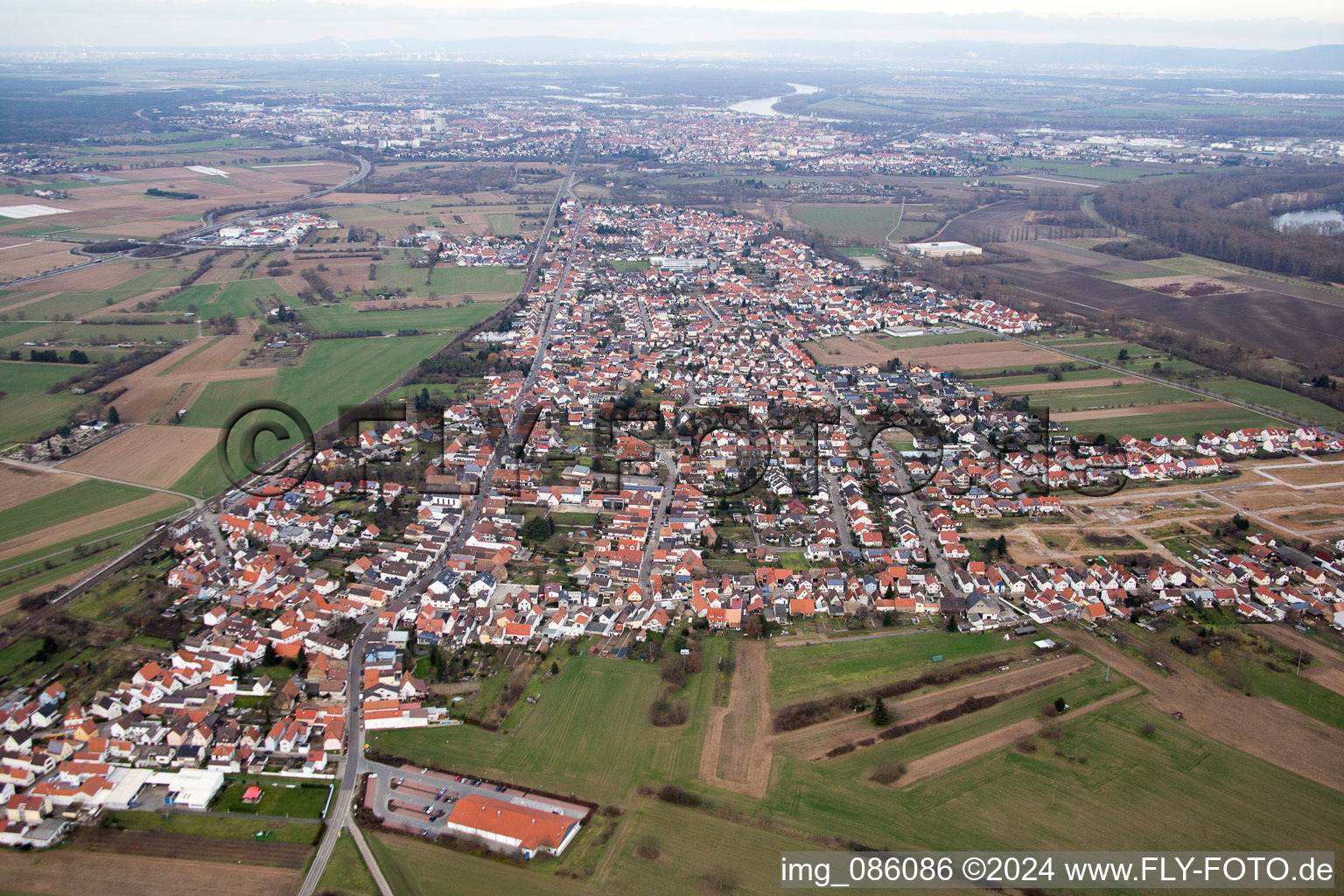 District Heiligenstein in Römerberg in the state Rhineland-Palatinate, Germany