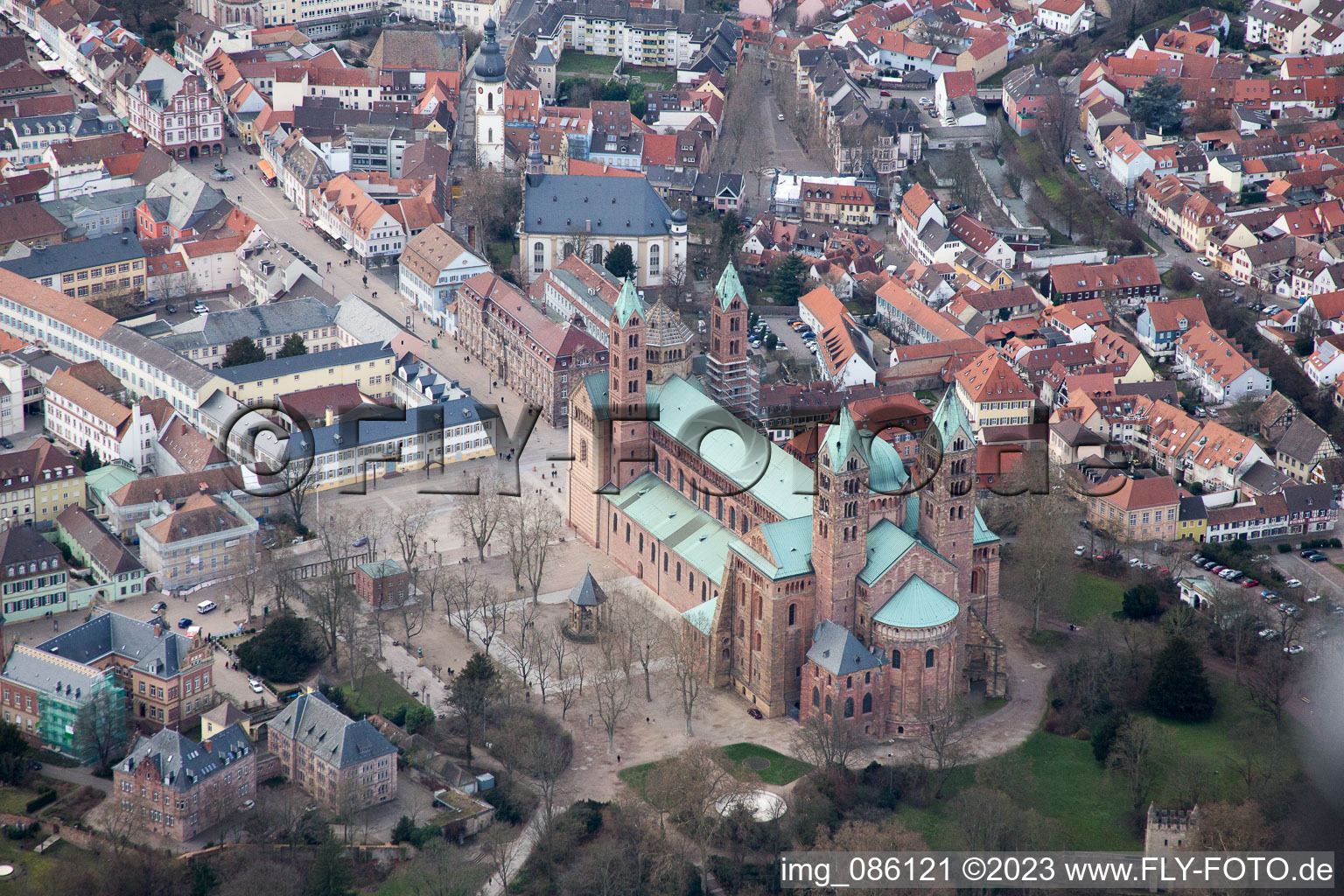 Cathedral in Speyer in the state Rhineland-Palatinate, Germany