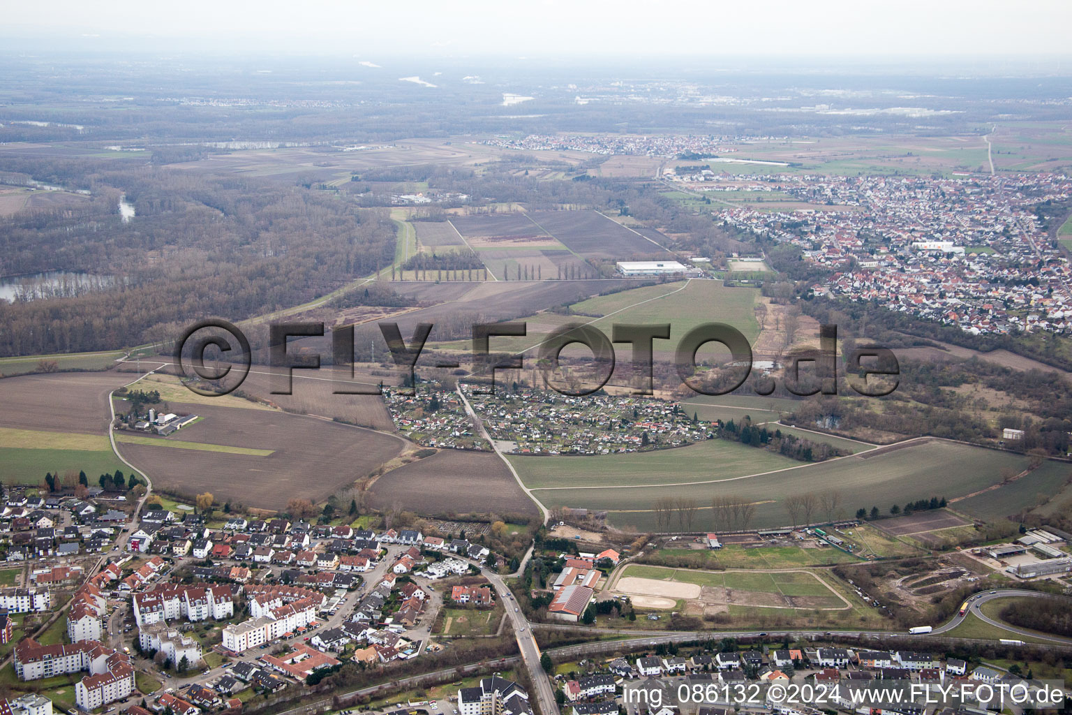 Speyer in the state Rhineland-Palatinate, Germany out of the air