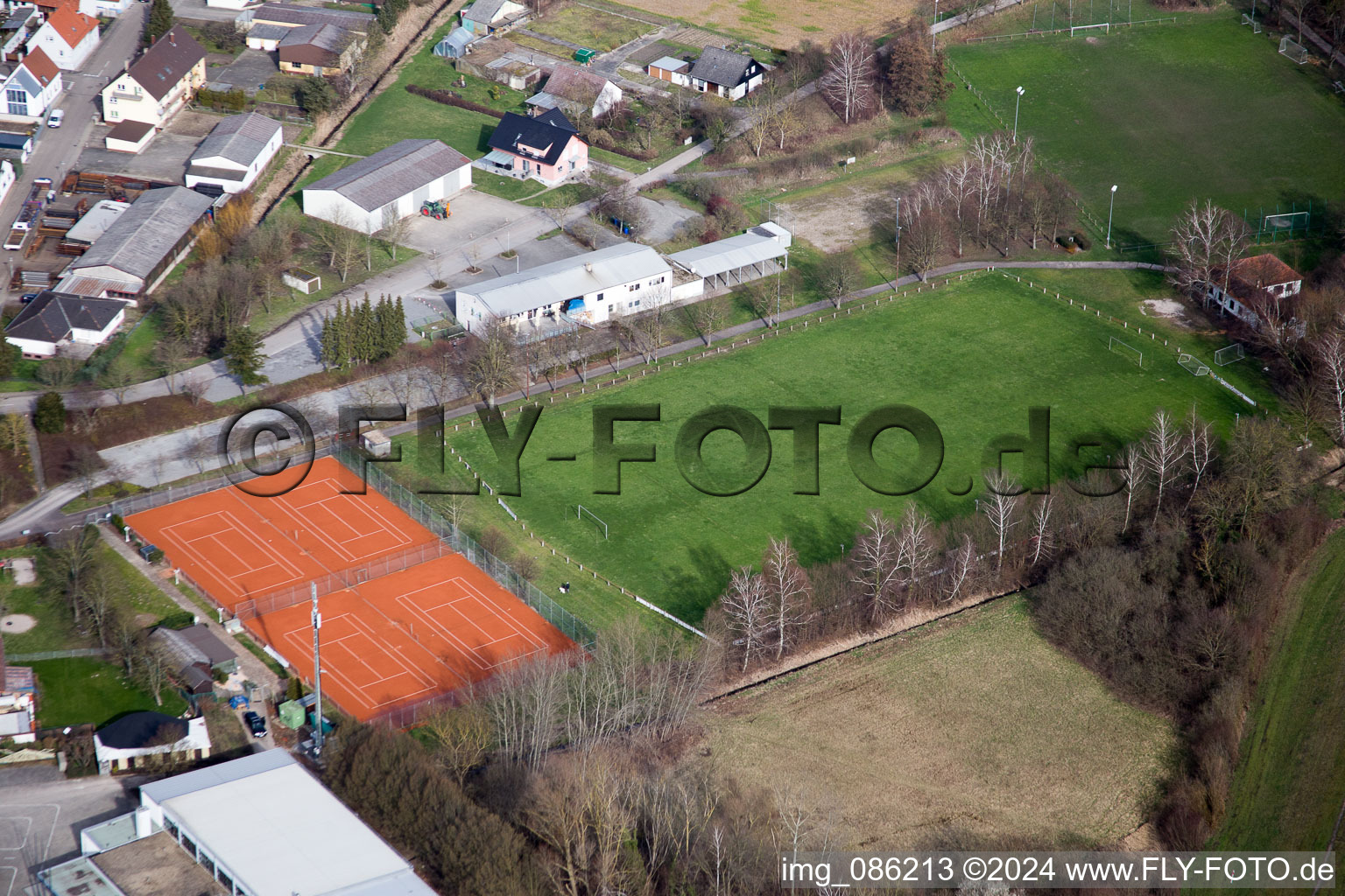 TC SW Russheim in the district Rußheim in Dettenheim in the state Baden-Wuerttemberg, Germany