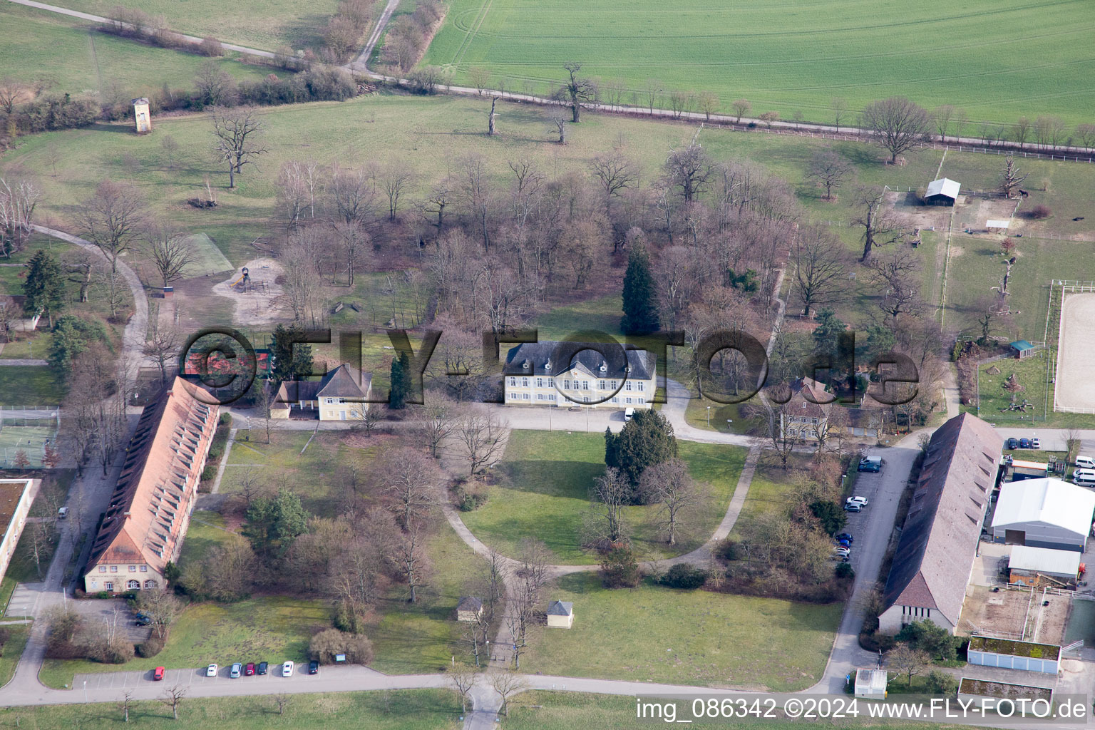 Castle Stutensee in the district Staffort in Stutensee in the state Baden-Wuerttemberg, Germany