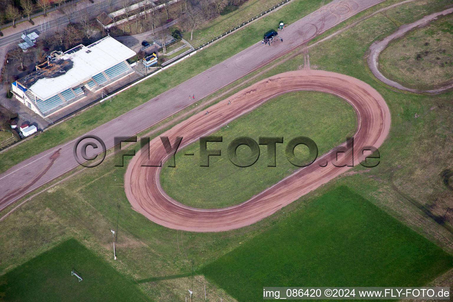 District Herxheim in Herxheim bei Landau in the state Rhineland-Palatinate, Germany from above