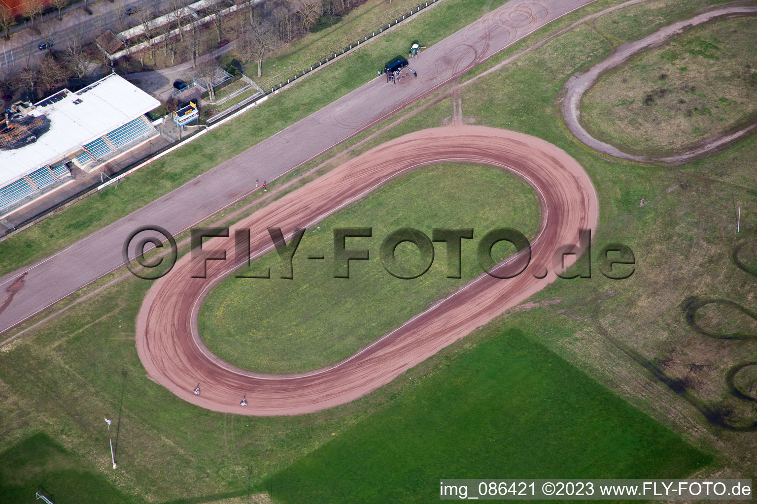 District Herxheim in Herxheim bei Landau in the state Rhineland-Palatinate, Germany out of the air