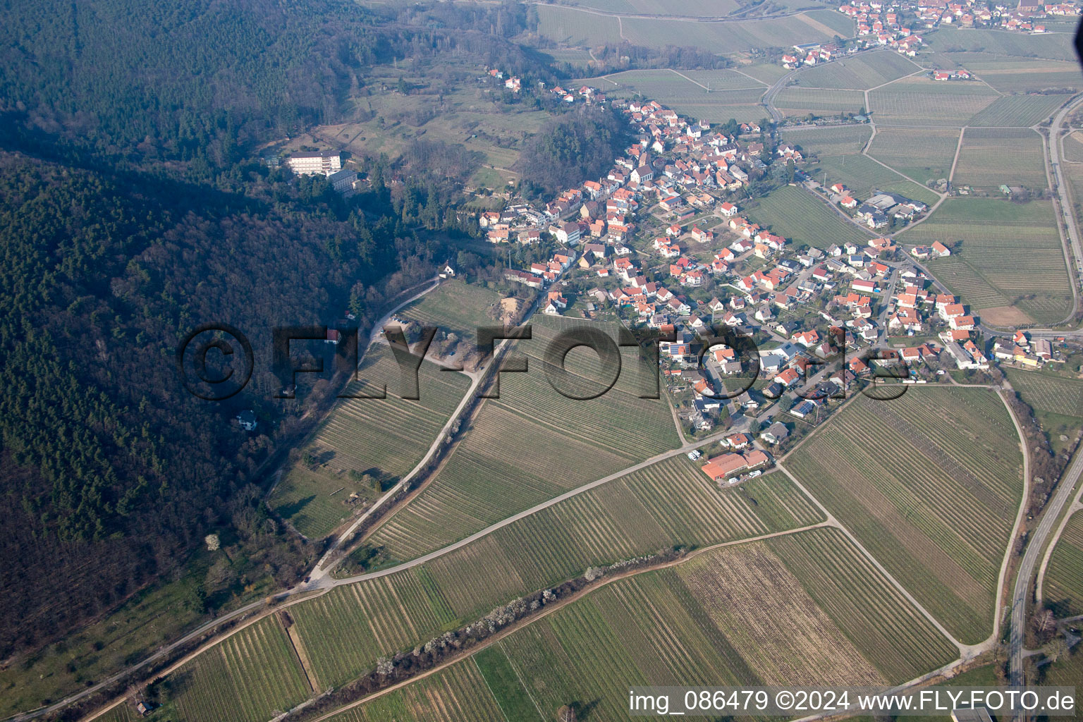 Gleisweiler in the state Rhineland-Palatinate, Germany